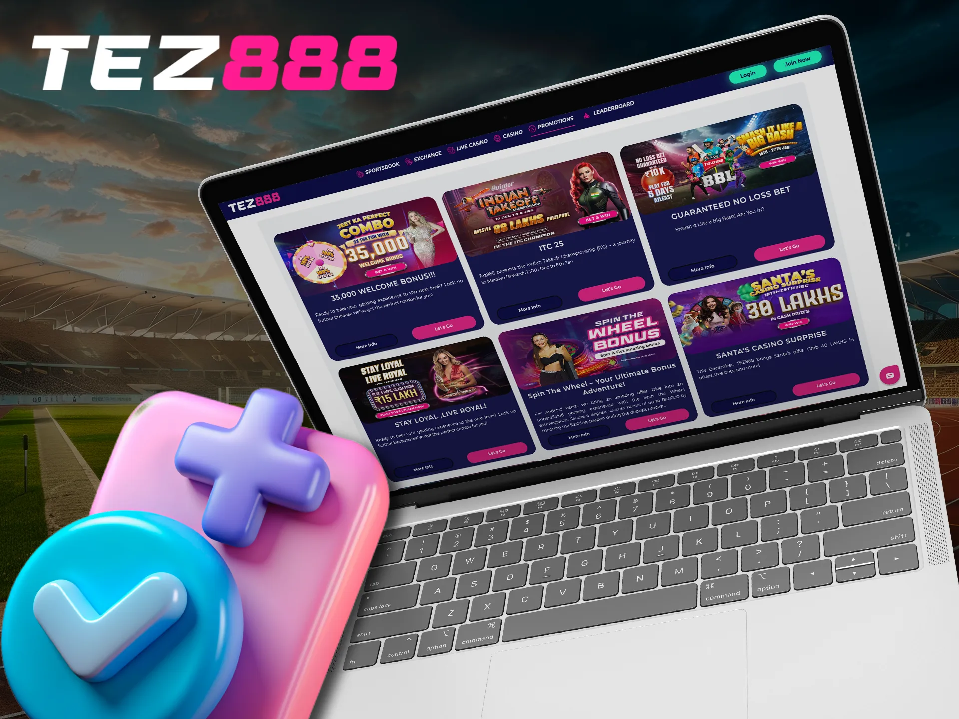 Familiarize yourself with all the advantages of playing exactly at Tez888.