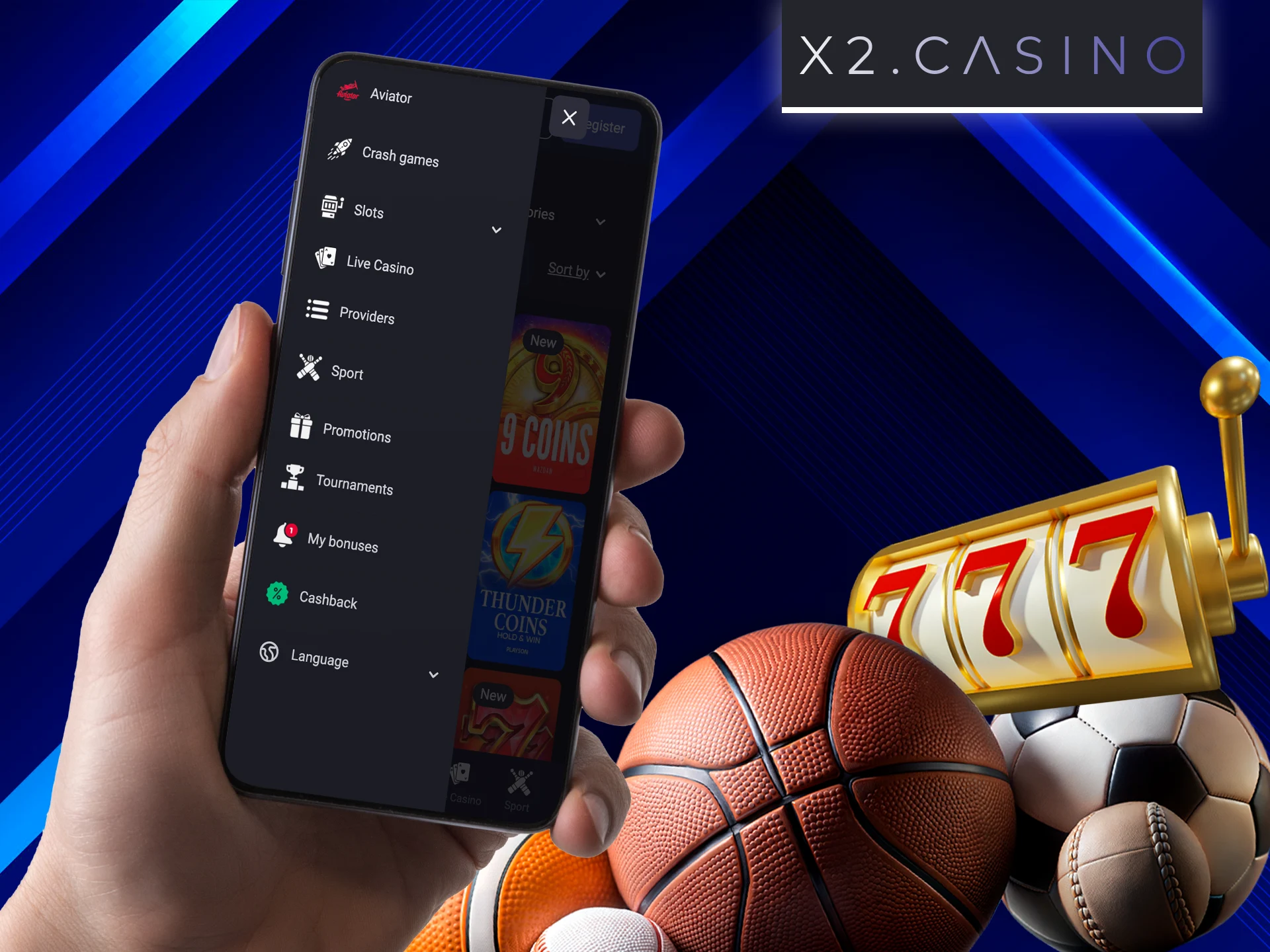 Learn how to use the X2 Casino app on your smartphone.