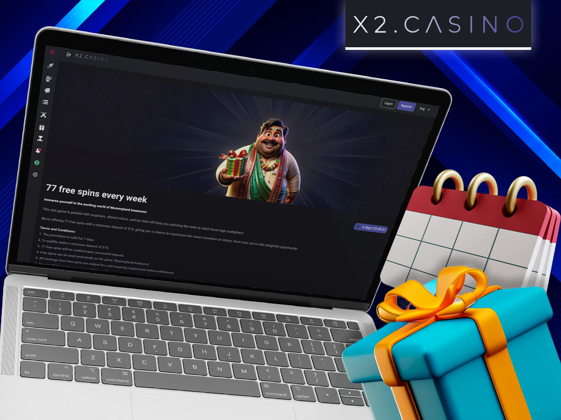 Don't forget to claim your weekly bonus from X2 Casino.