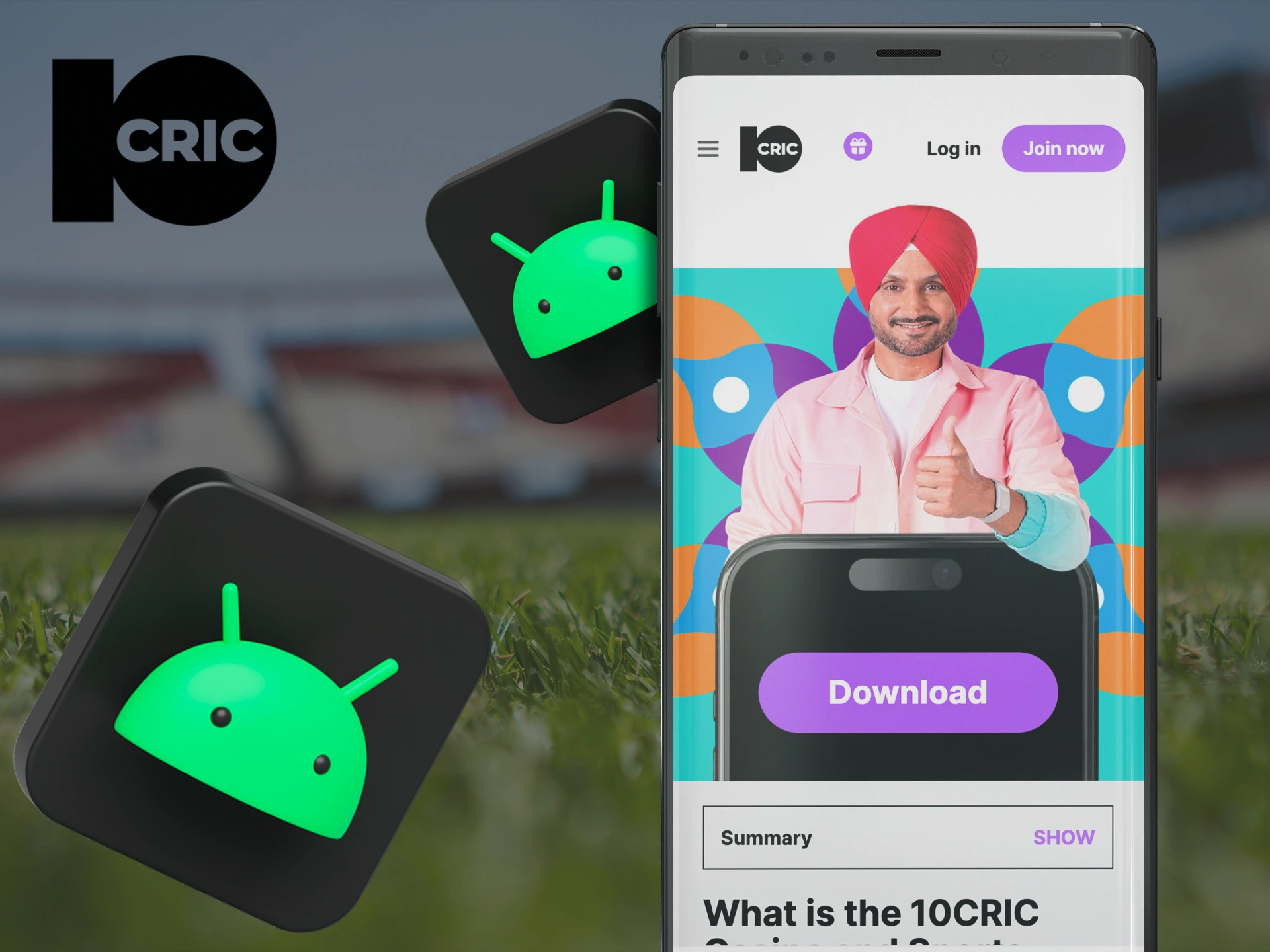 Get quick access to betting on the 10Cric Android app.