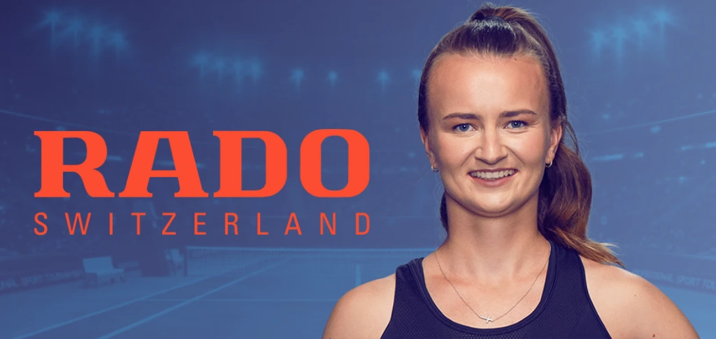 Barbora Krejcikova teams up with Rado