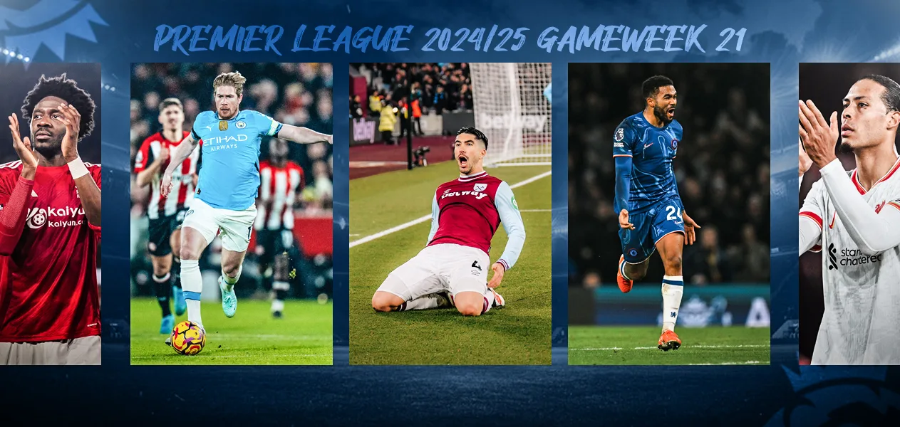 Premier League 2024/25 Gameweek 21 Recap