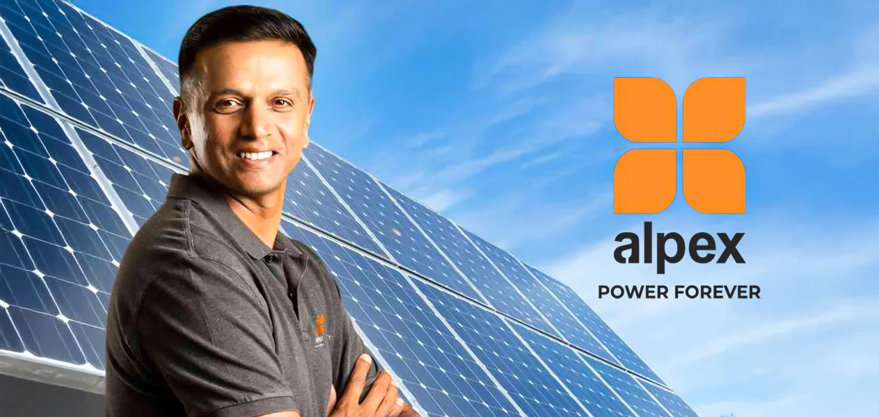 Rahul Dravid teams up with Alpex Solar