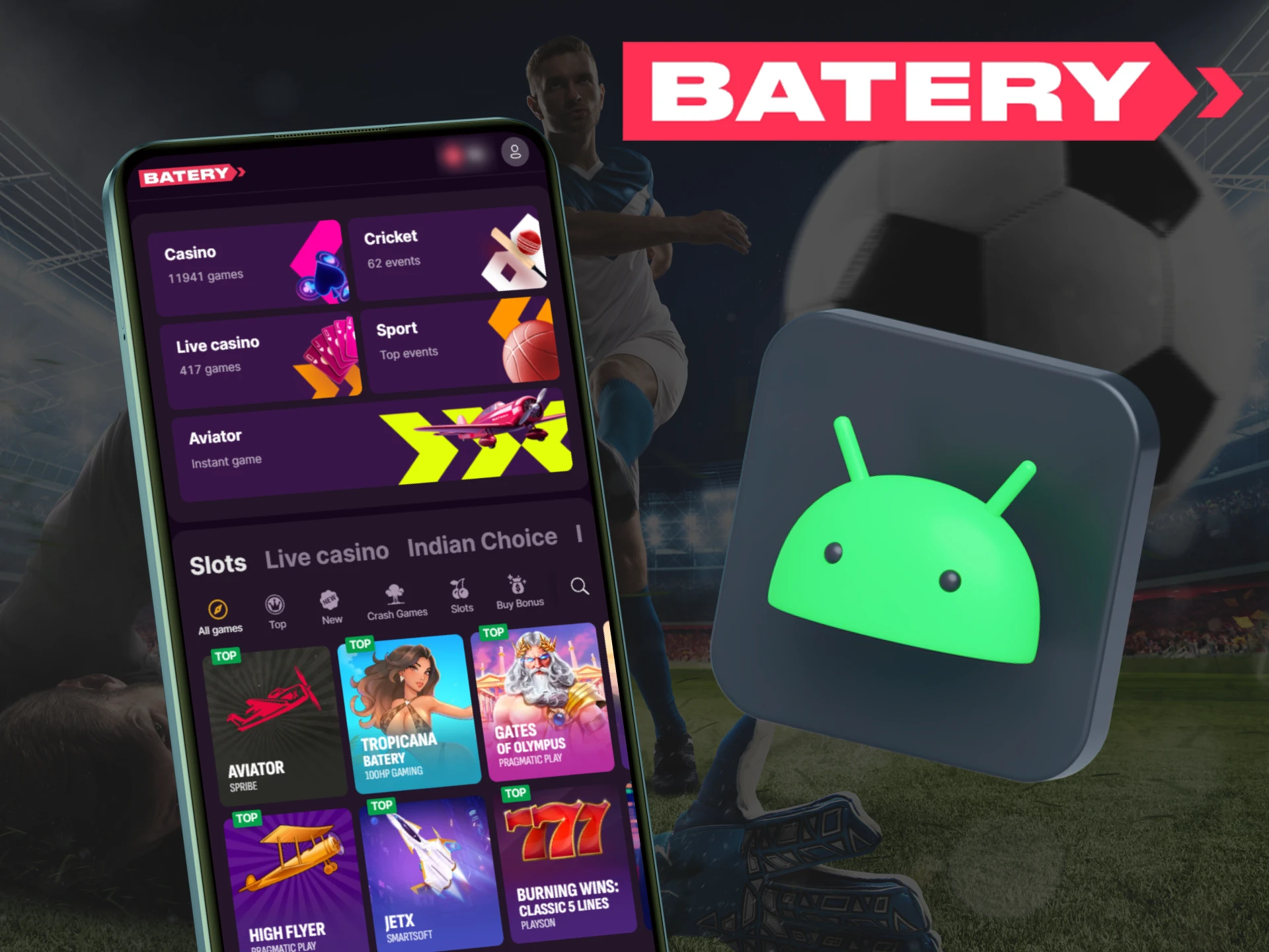 The Batery app is available for users with Android devices.