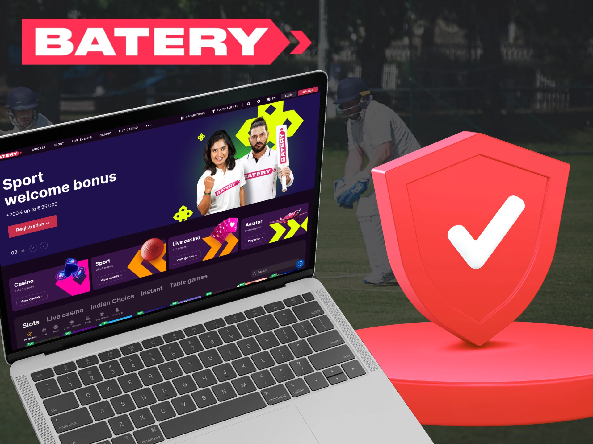 Batery is a trustworthy and legal online casino.