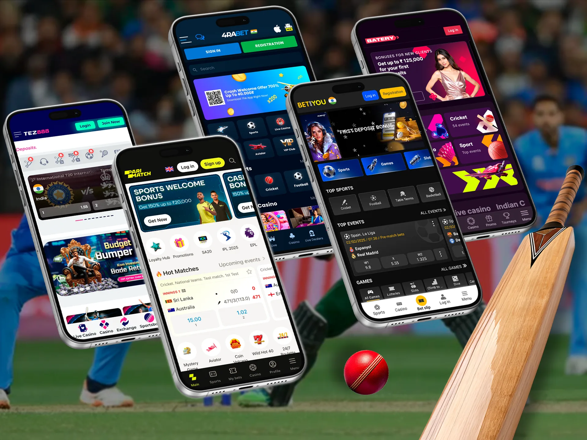 Choose the best bookmaker for in app cricket betting.