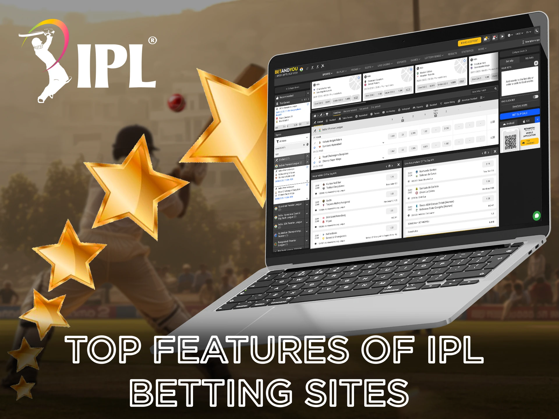 Get to know the top betting advantages of bookmakers in IPL betting.