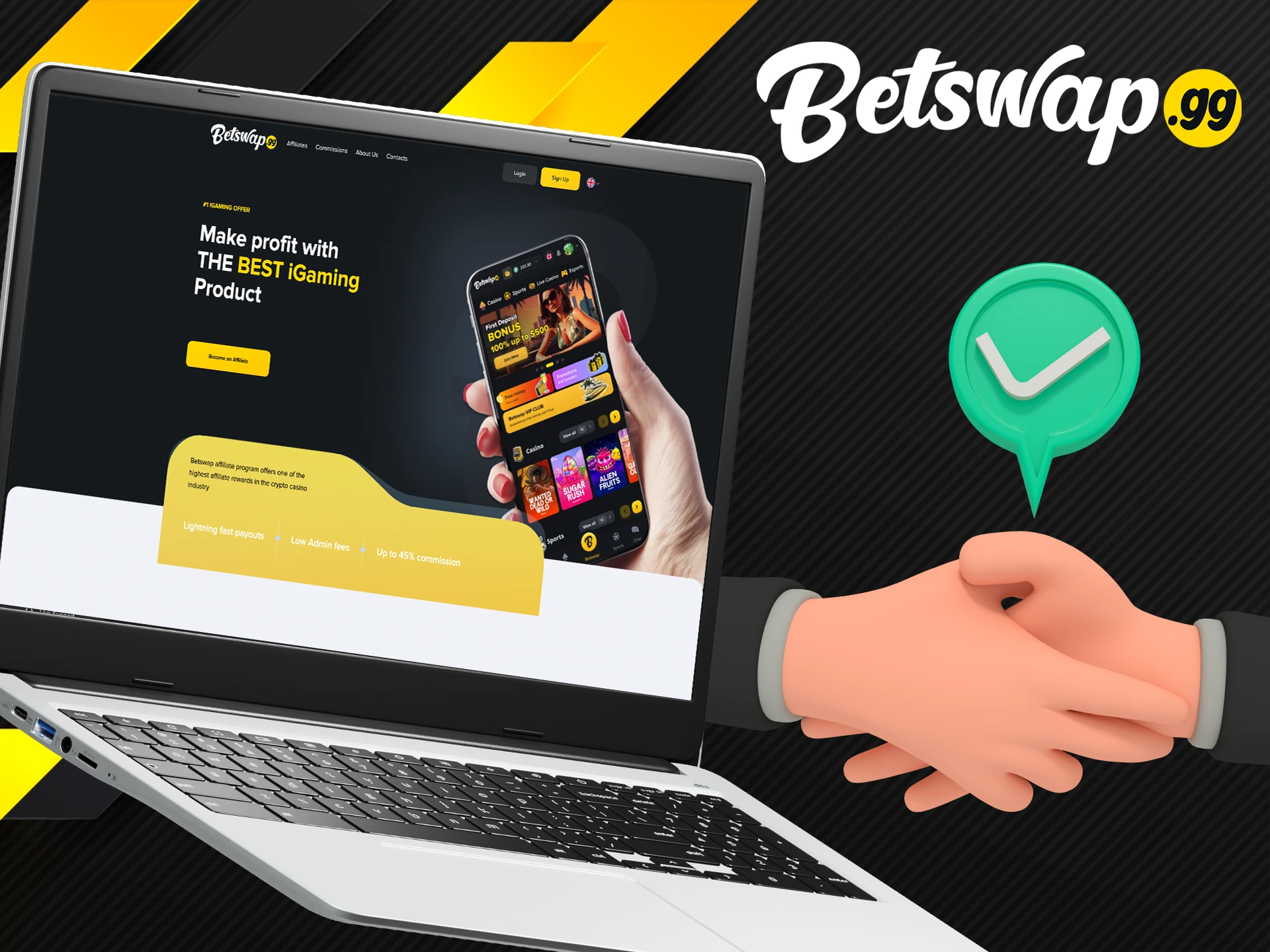 Learn more about the affiliate program from Betswap gg.