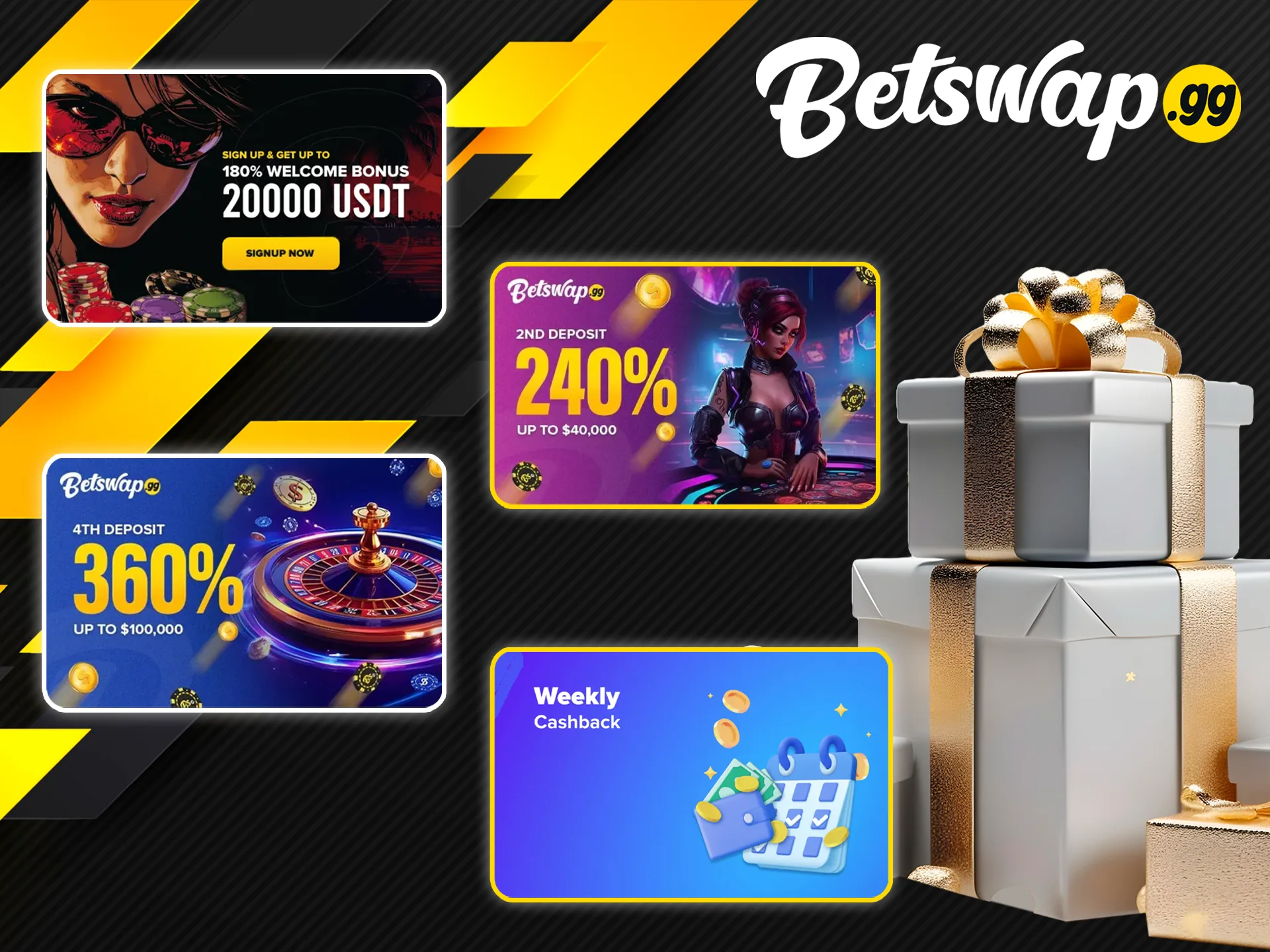 Welcome bonuses are already waiting for you at Betswap gg.