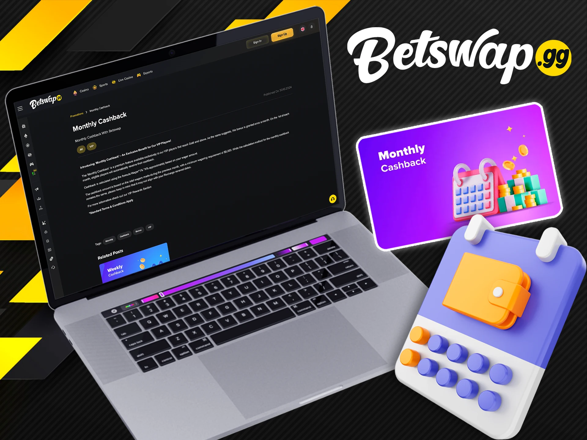 Play at Betswap gg and get cashback at the end of the month.