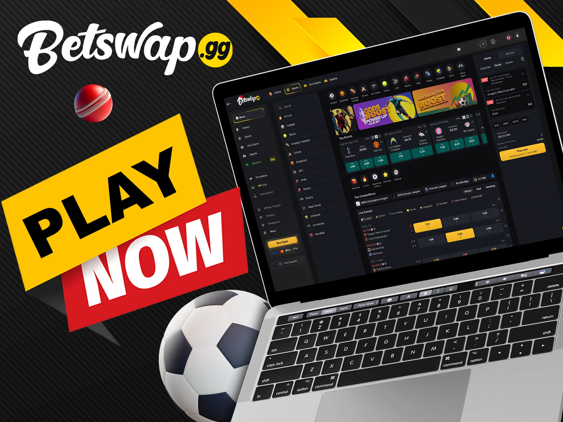 Start betting right now with Betswap gg using the guide.