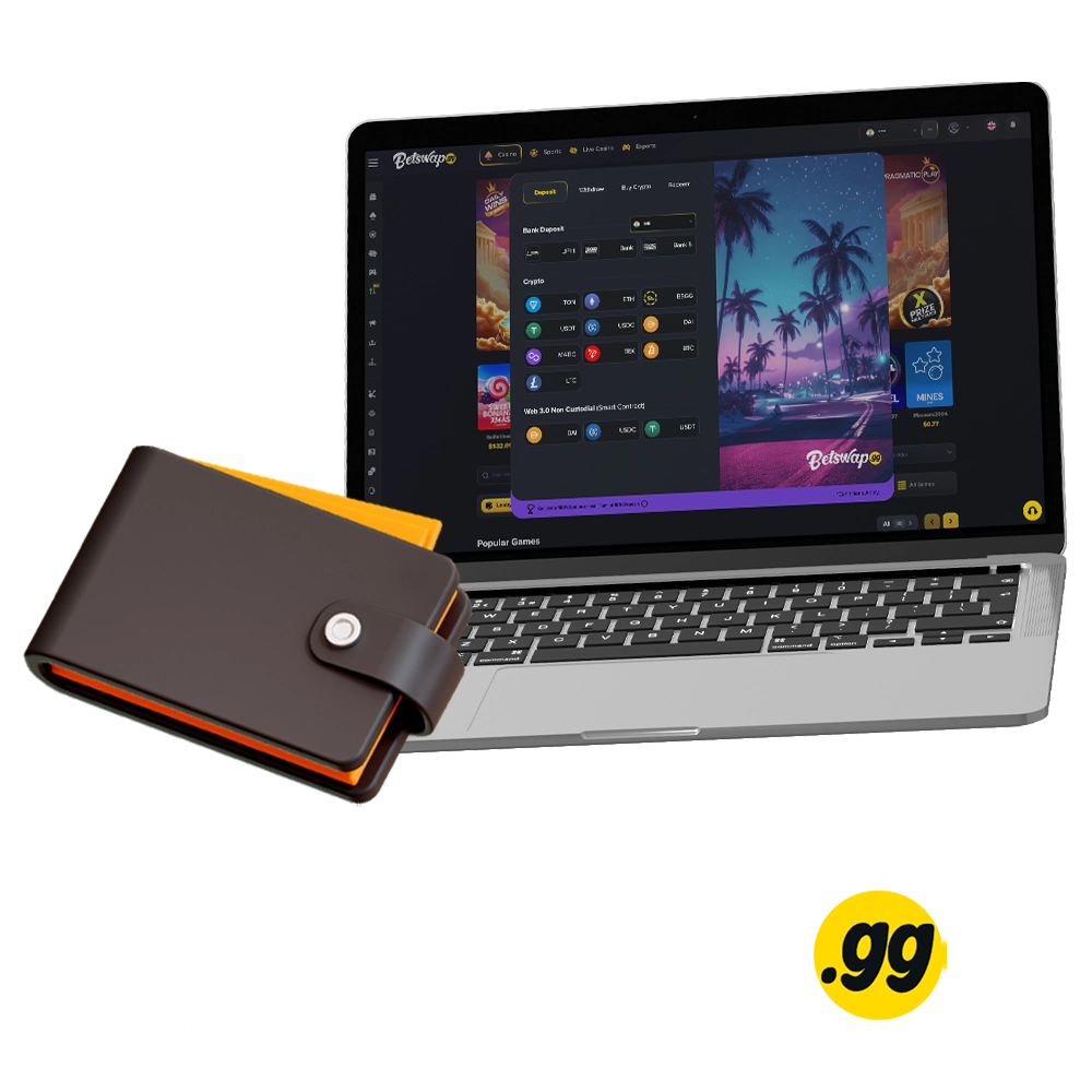 Betswap gg offers its players a wide range of payment systems.