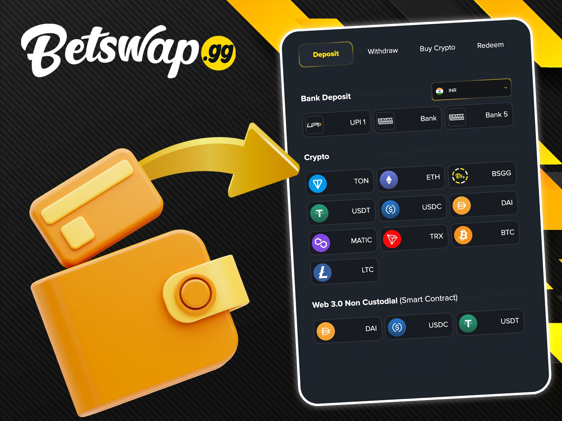 Learn how to fund your personal Betswap gg account.