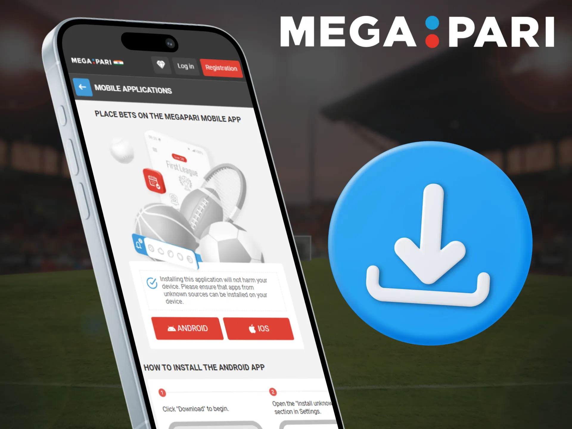 Discover the process of downloading and setting up the Megapari app on your device.