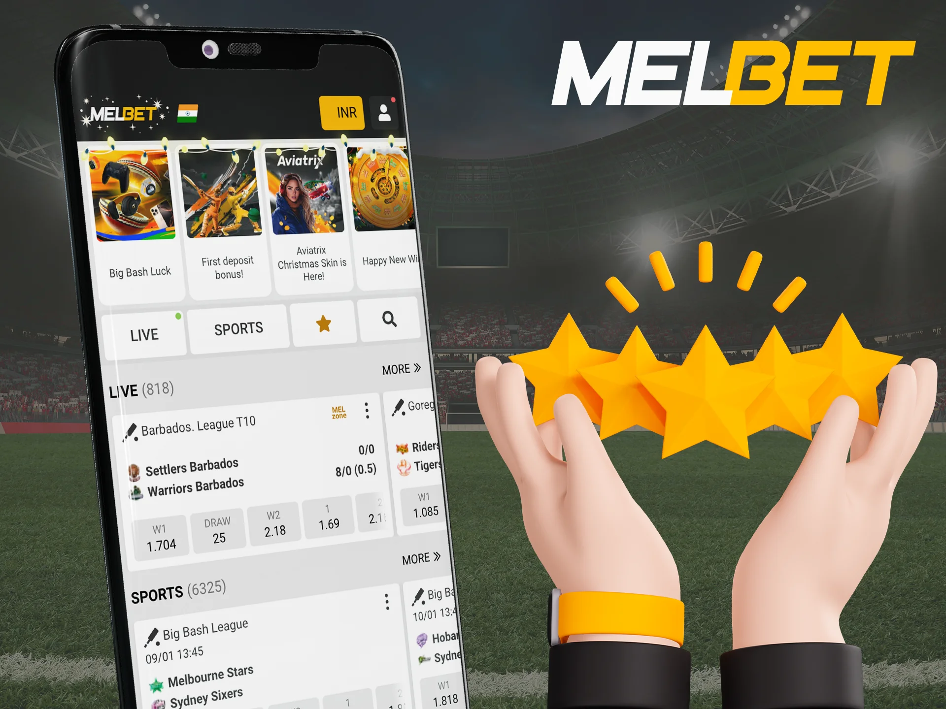 Discover the benefits of sports betting and casino on the Melbet app.