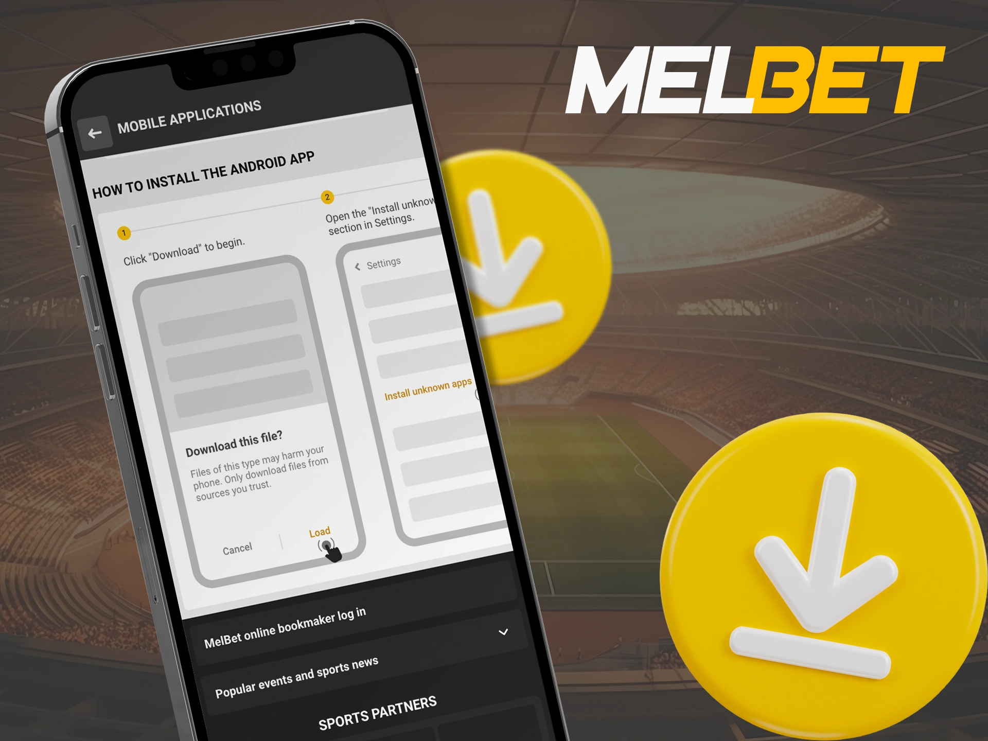 Learn how to install Melbet apps on your smartphone.