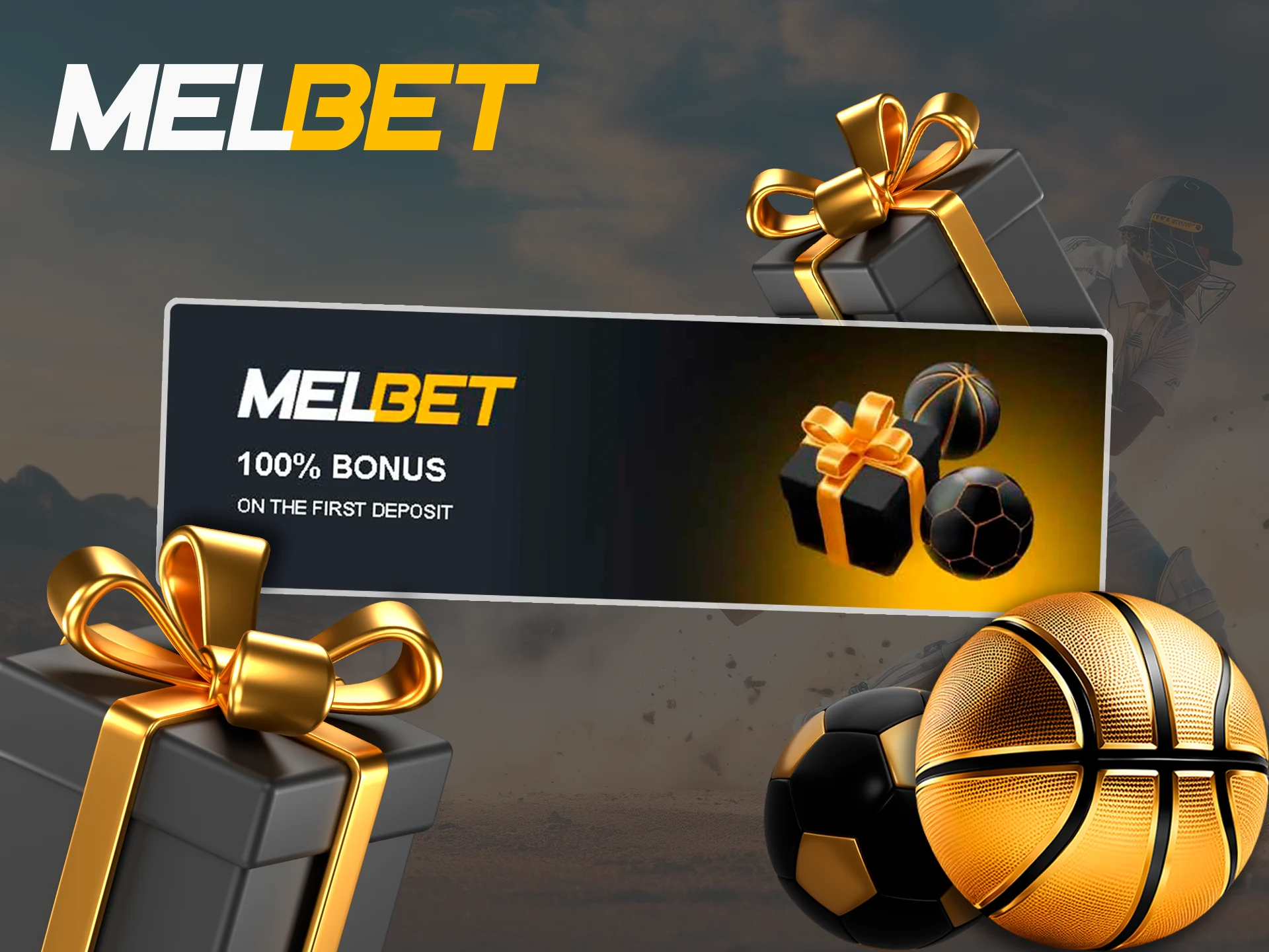 Get a welcome bonus for sports betting from Melbet.