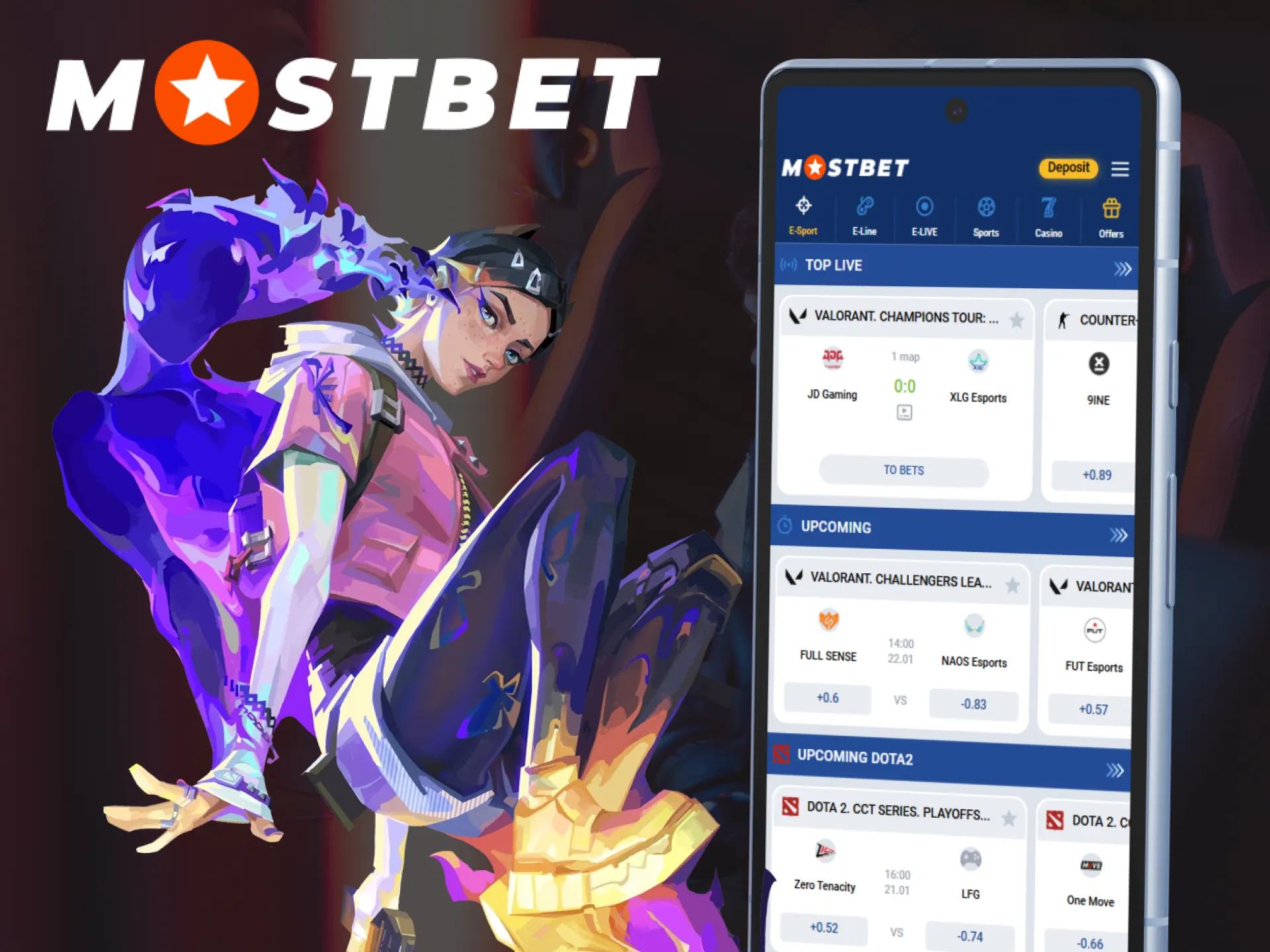 Placing bets on eSports through the Mostbet app is a straightforward process.