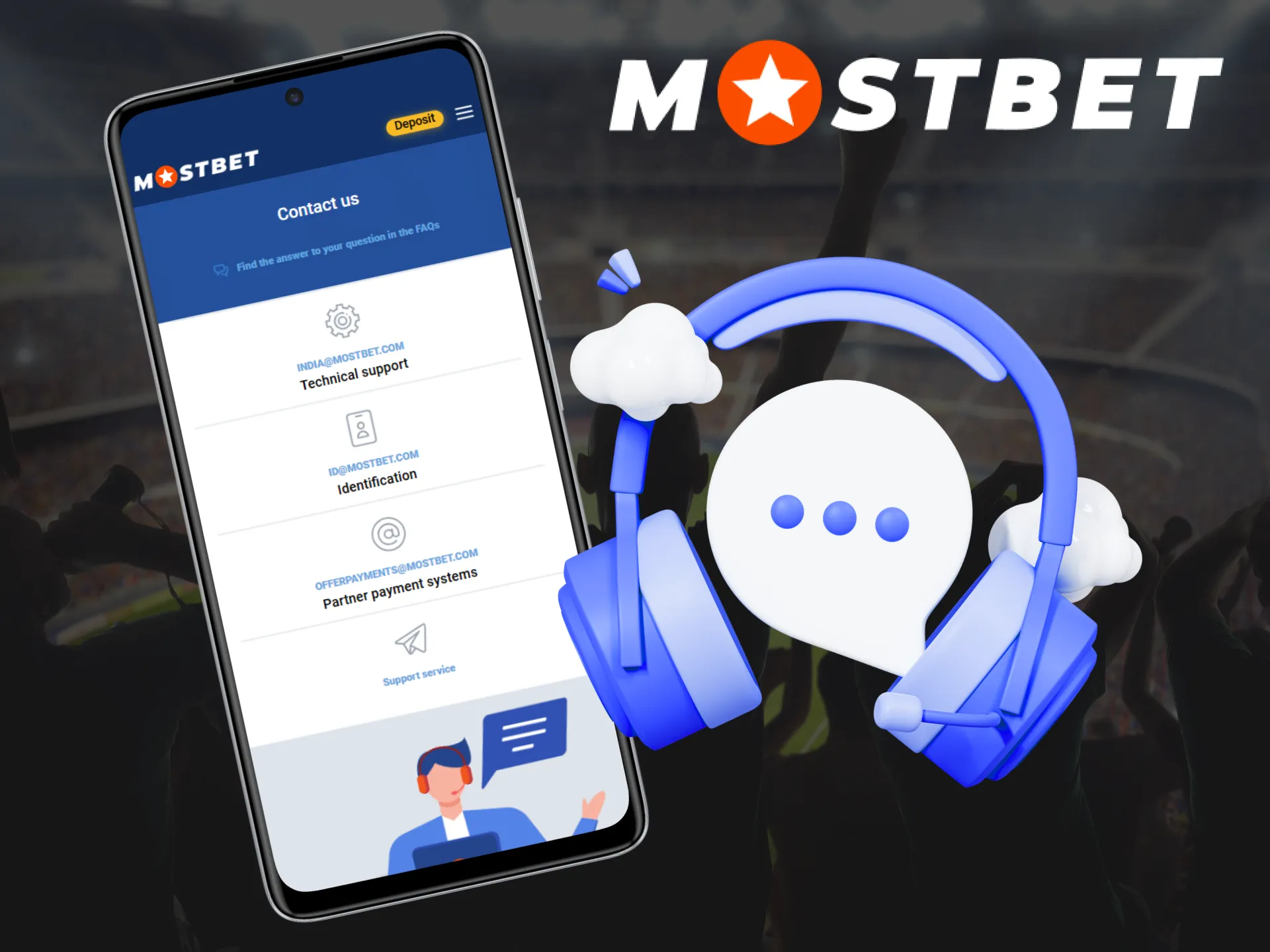 The Mostbet app offers customer support to improve the user experience.