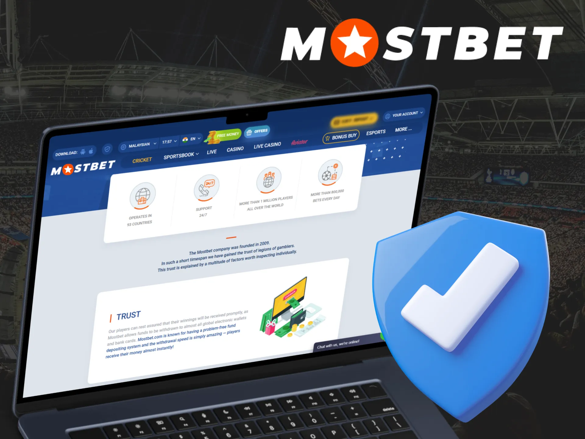 Mostbet is a licensed and authorized entity in India.