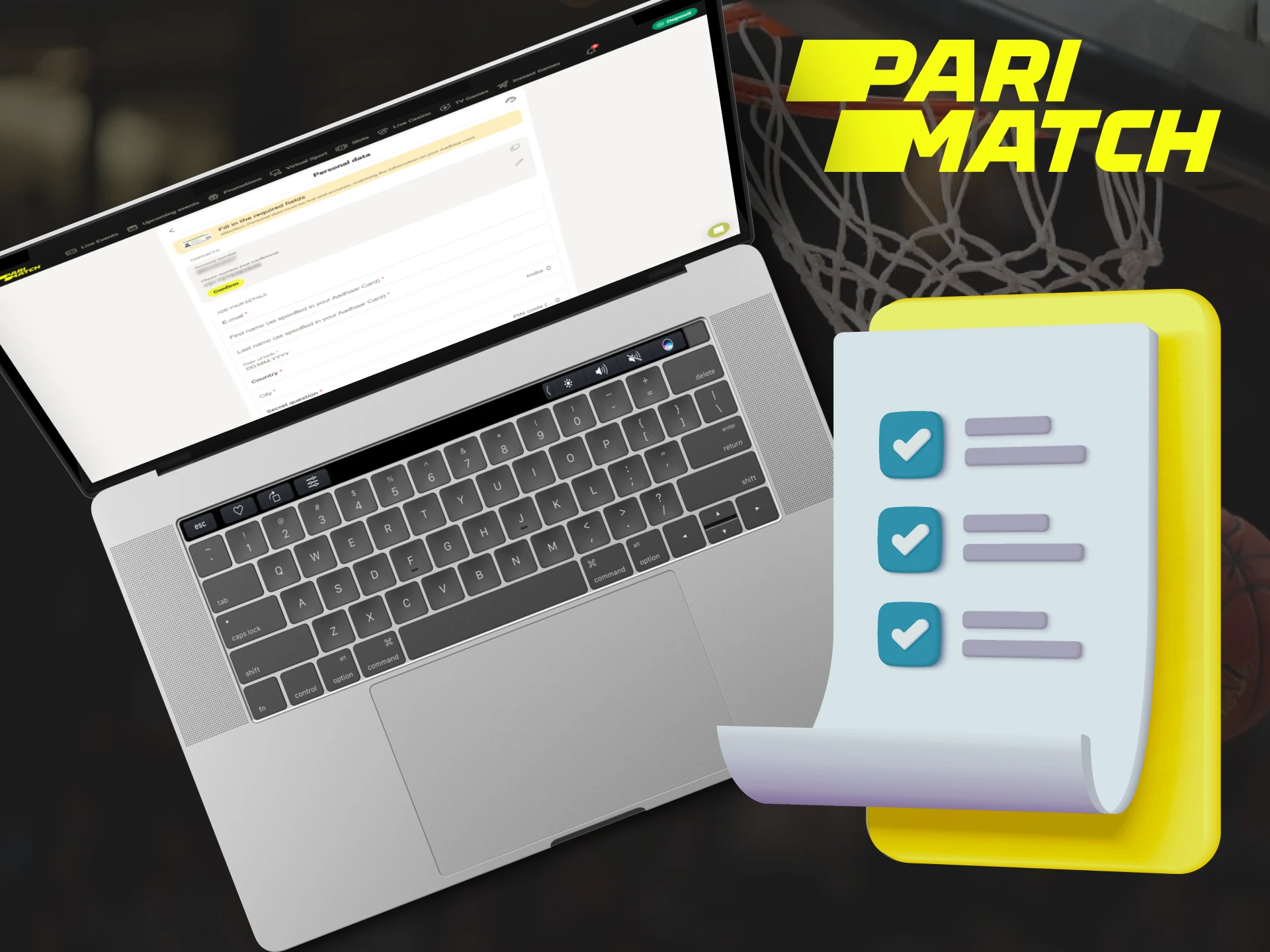 Ensure your account is verified to take full advantage of Parimatch's betting services.