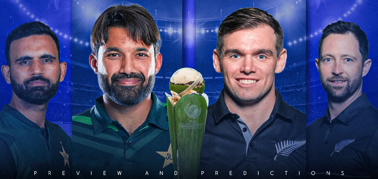 ICC Champions Trophy 2025 | Match 1 Pakistan vs New Zealand | Predictions and Preview