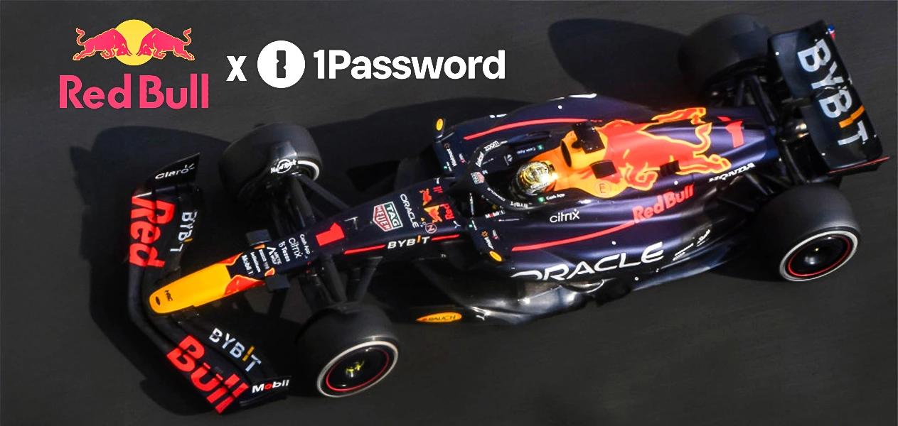 Red Bull teams up with 1Password