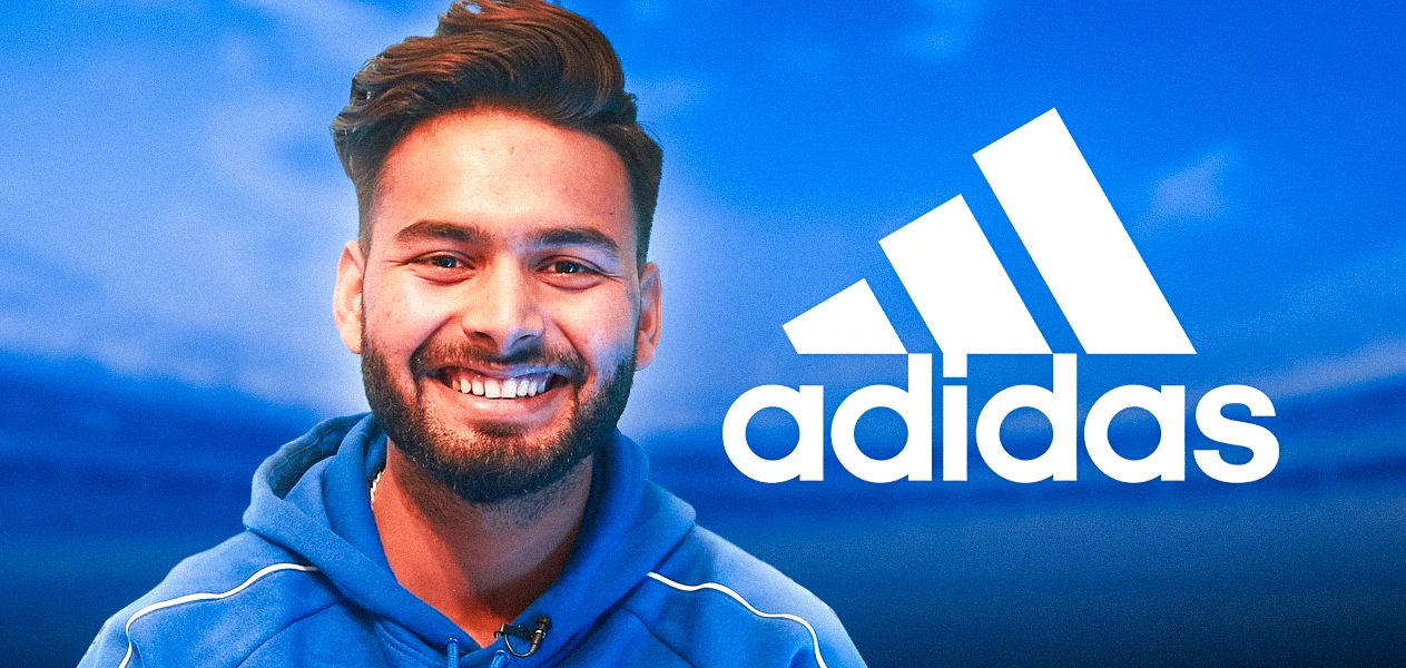 Rishabh Pant joins the adidas family once again