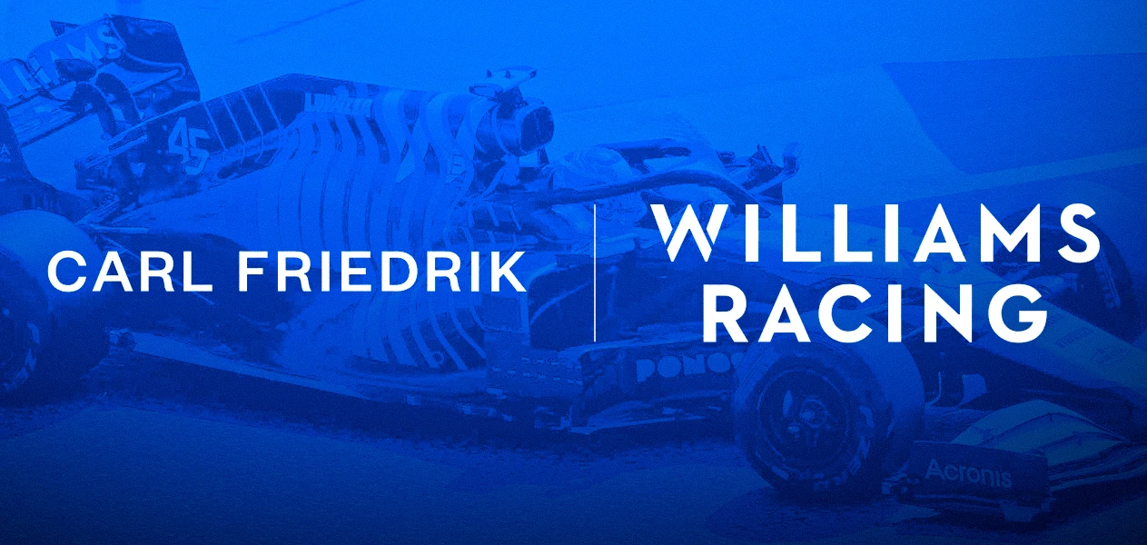 Williams Racing signs new deal with Carl Friedrik