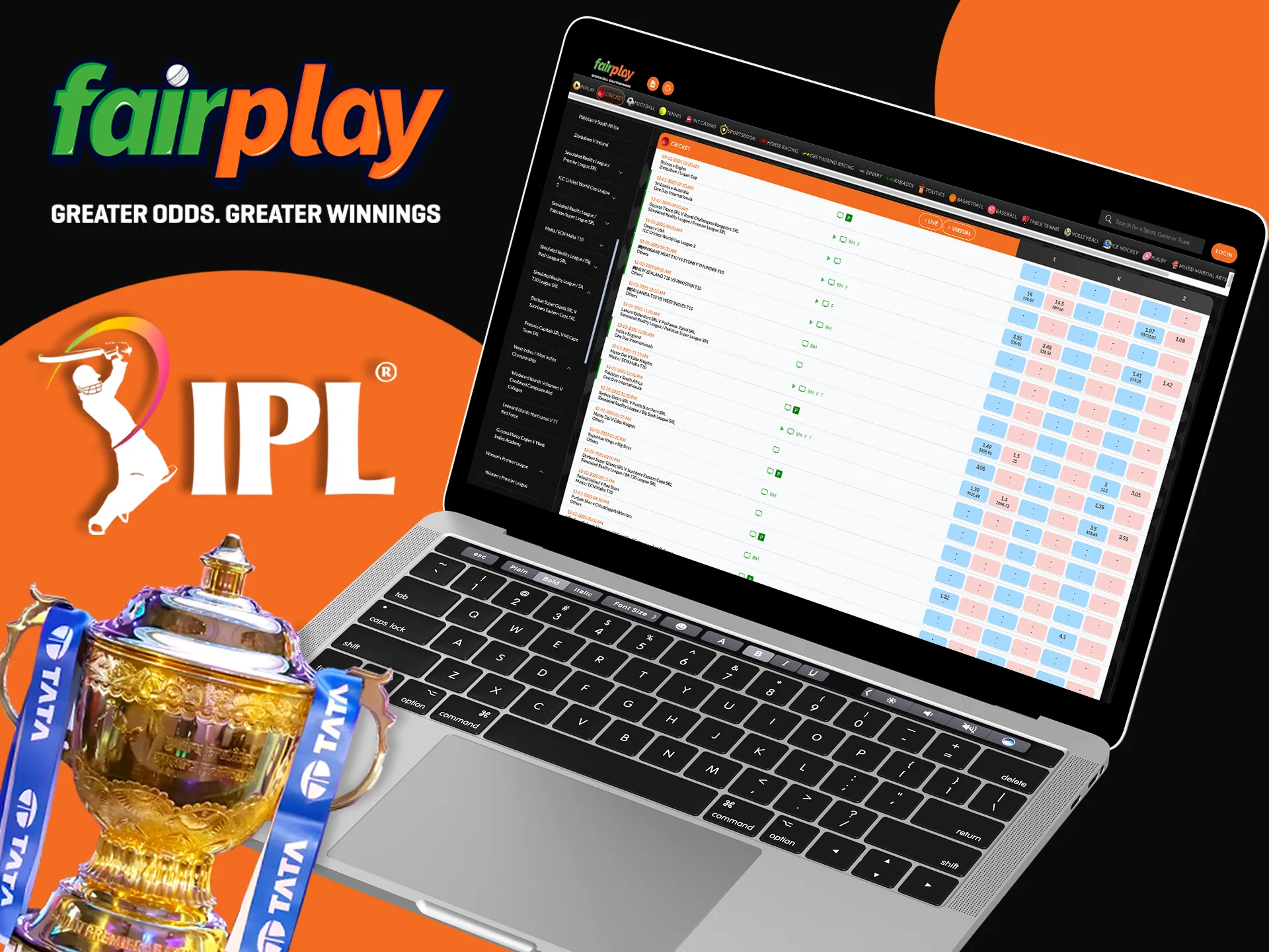 Don't miss the chance to bet on the IPL at Fairplay.