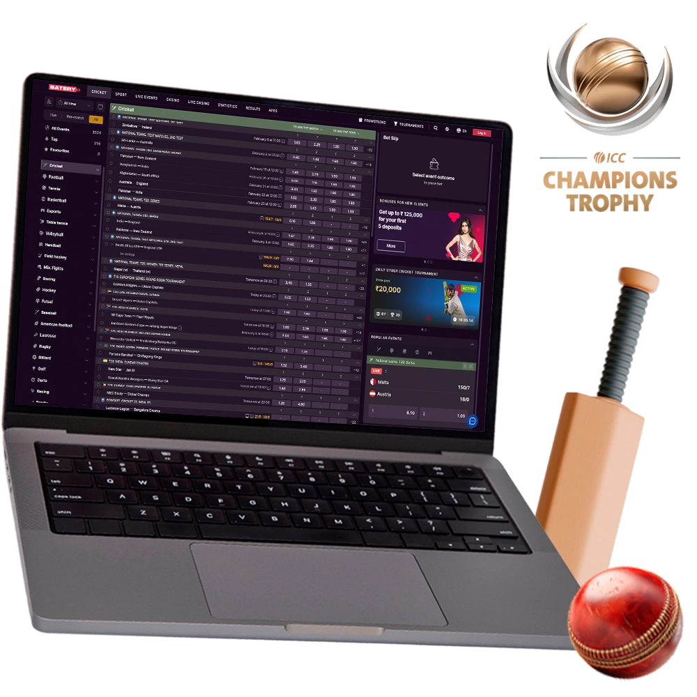 Meet the best bookmakers for betting on the ICC Champions Trophy.