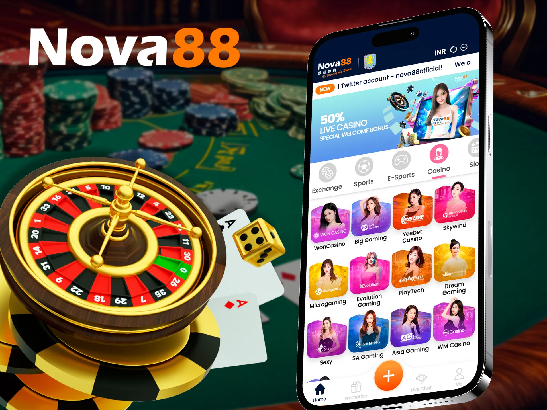 Find your favorite game among those featured in the Nova88 app.