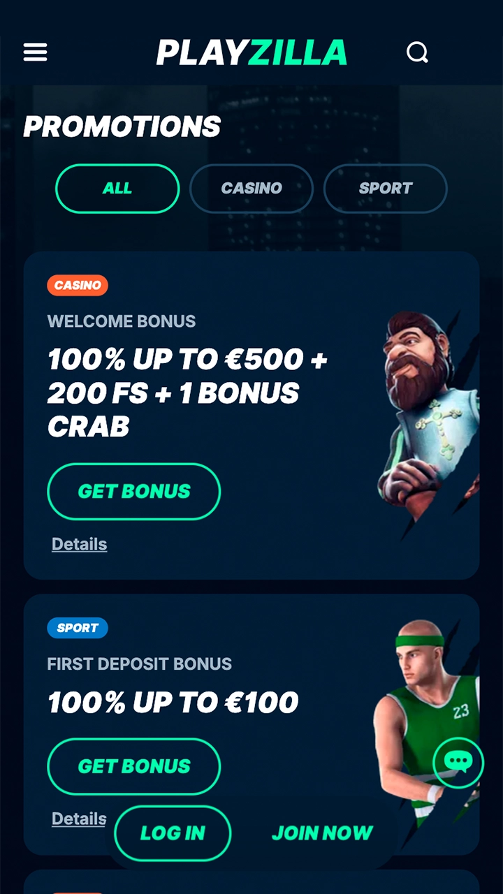 Find the right Playzilla app bonus for you.