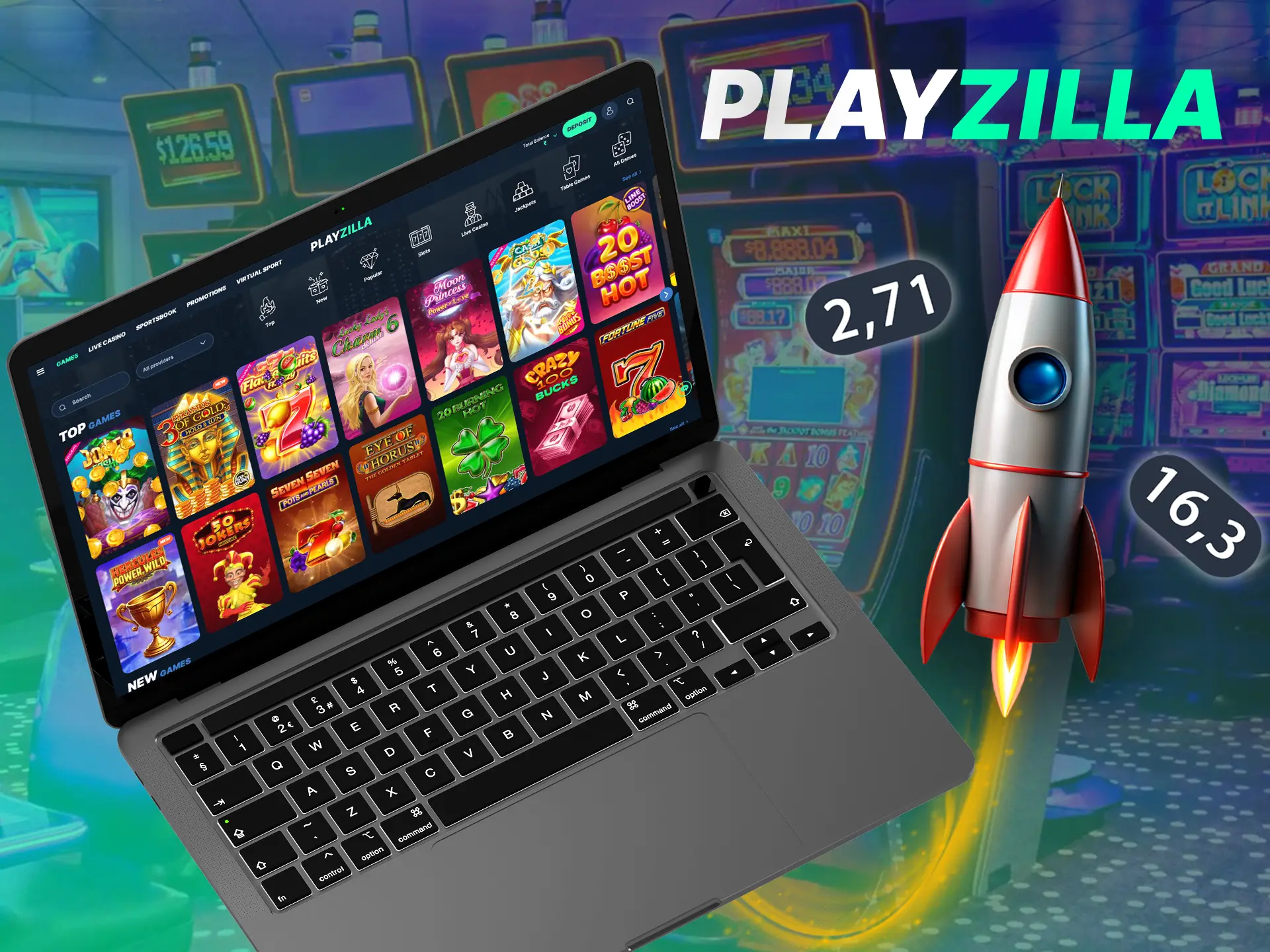 Grab the best odds on crash games at Playzilla.