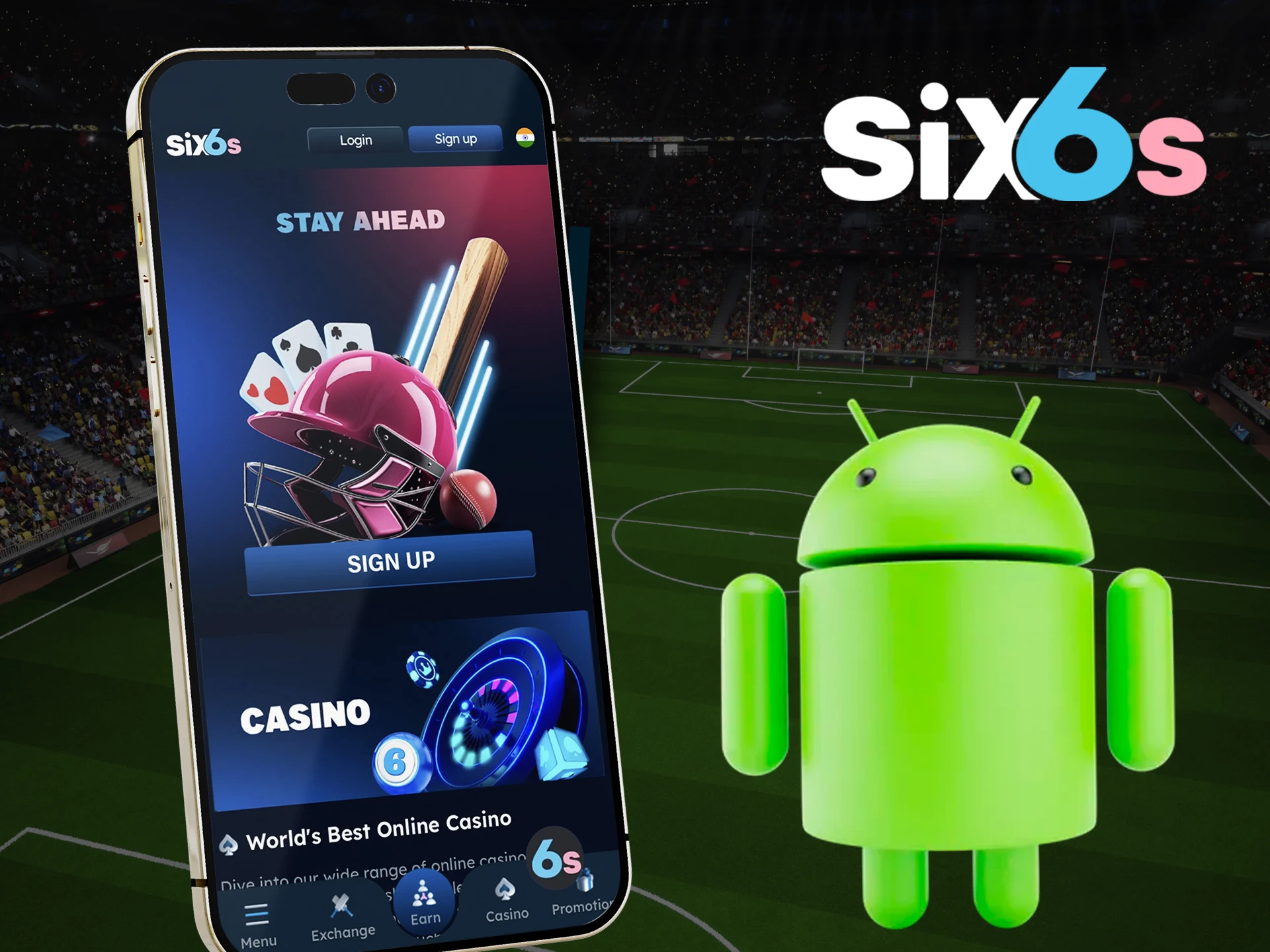 Use your Android device for the Six6s app.
