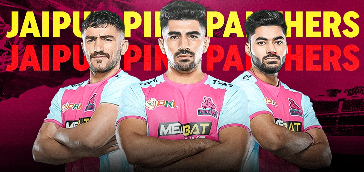 PKL 2025/26: Jaipur Pink Panthers Sponsors
