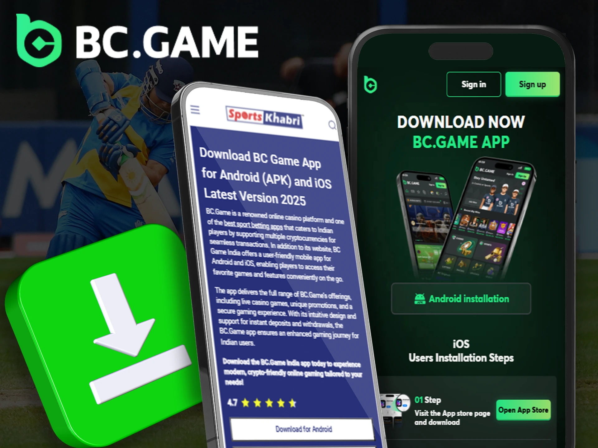 Find out how to get the BC Game app on your smartphone.