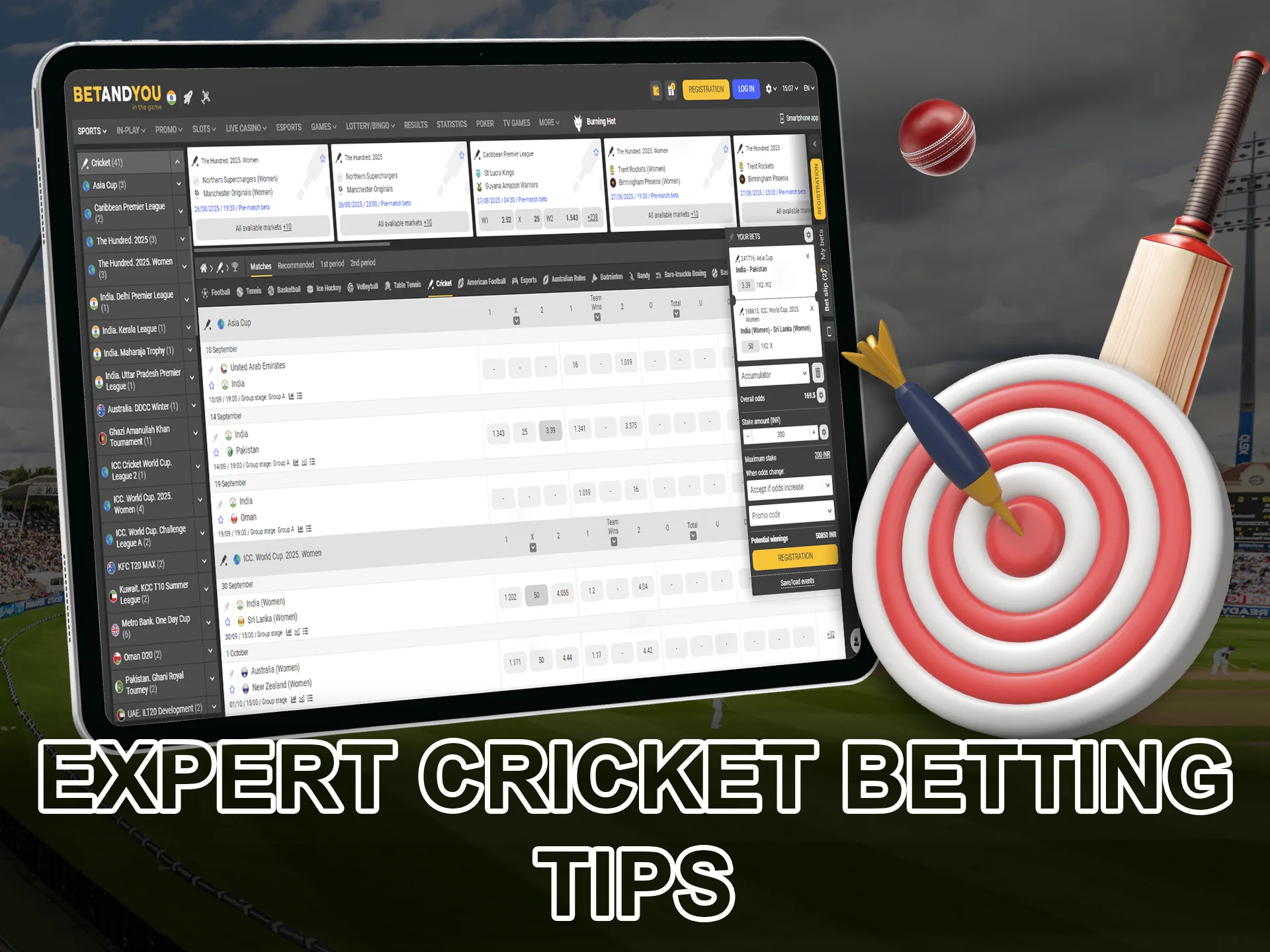 Compare where you can win more among bookmakers.