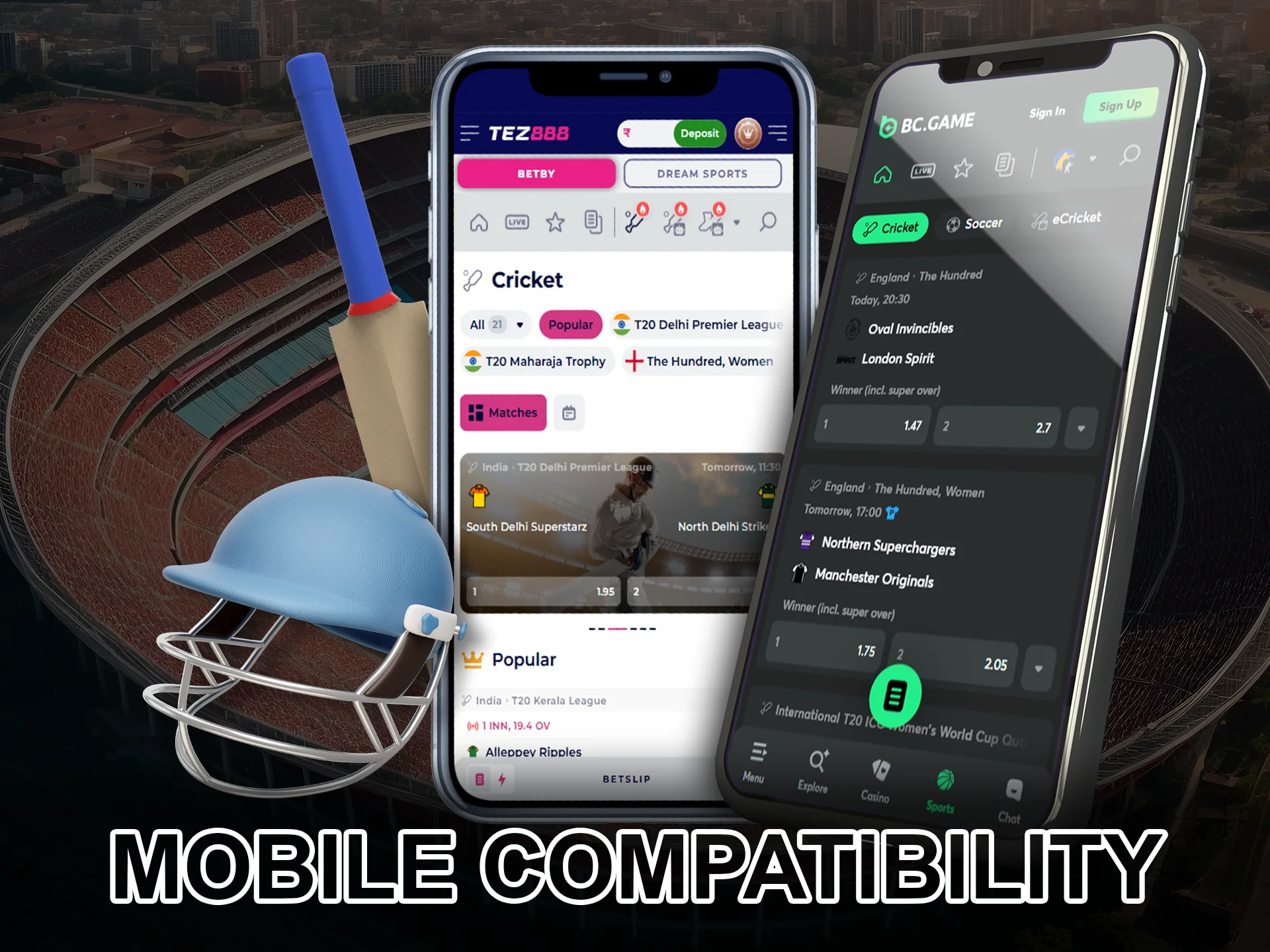 You can bet on football right from your mobile device.