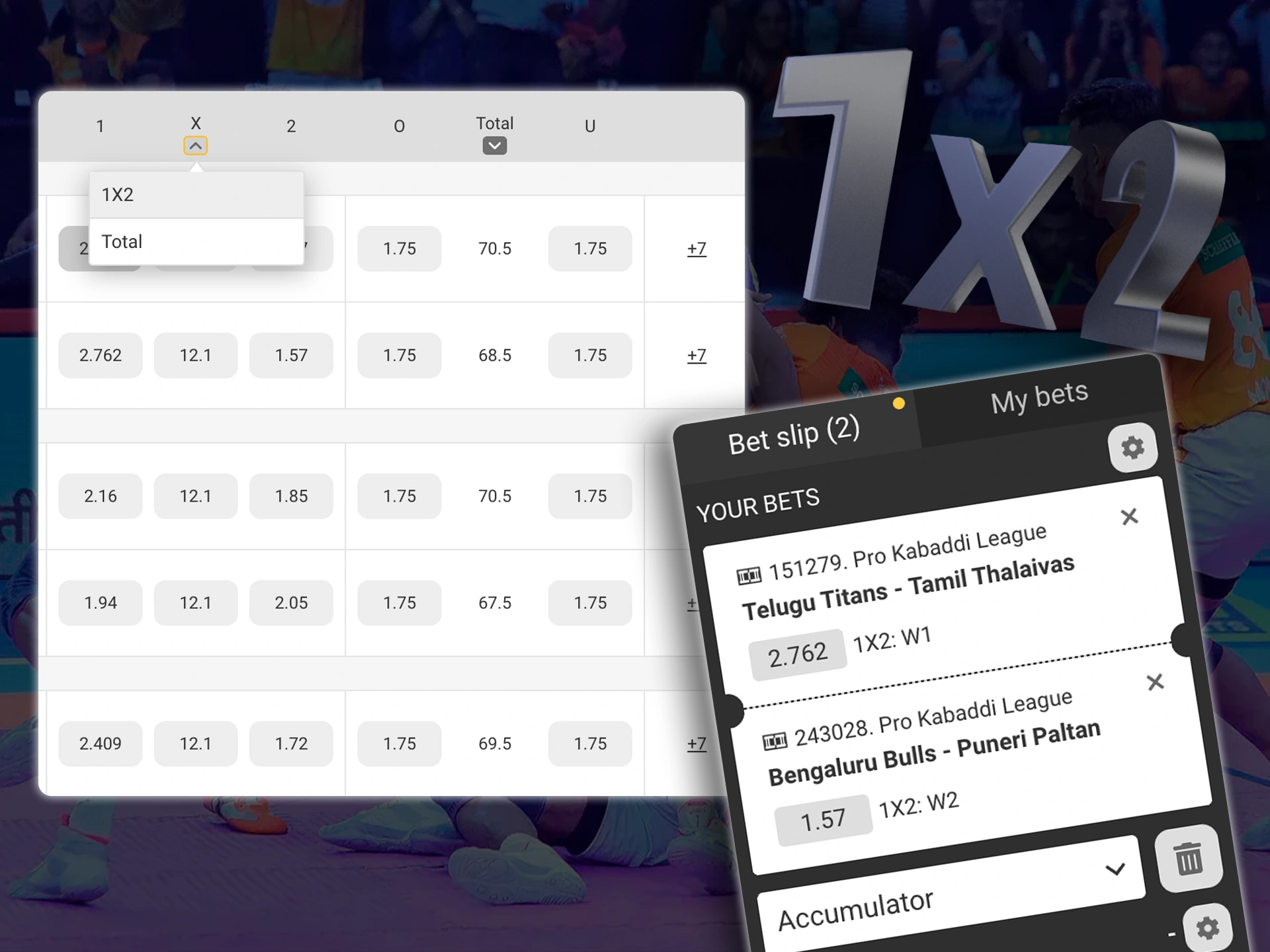 Guess the winner of the Kabaddi tournament correctly and win.