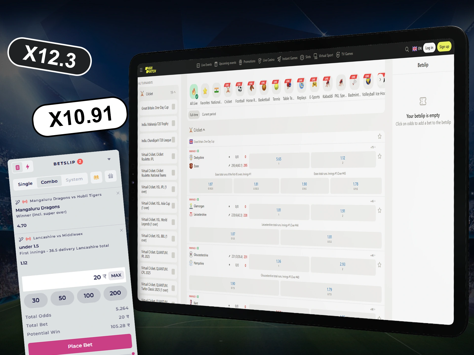 Get the most favorable odds and low margin football betting offers.