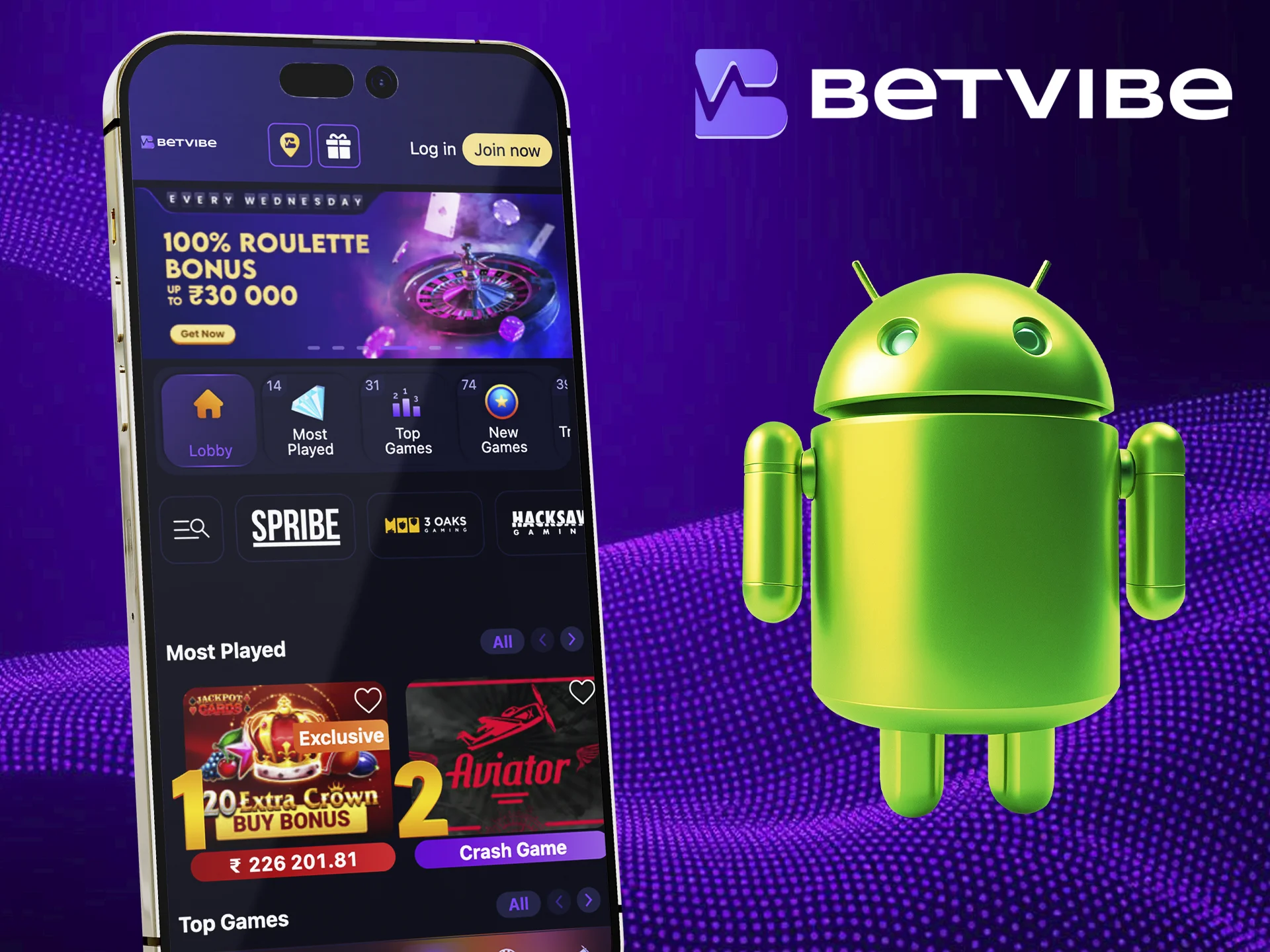 Enjoy the game on your Android device with the BetVibe app.