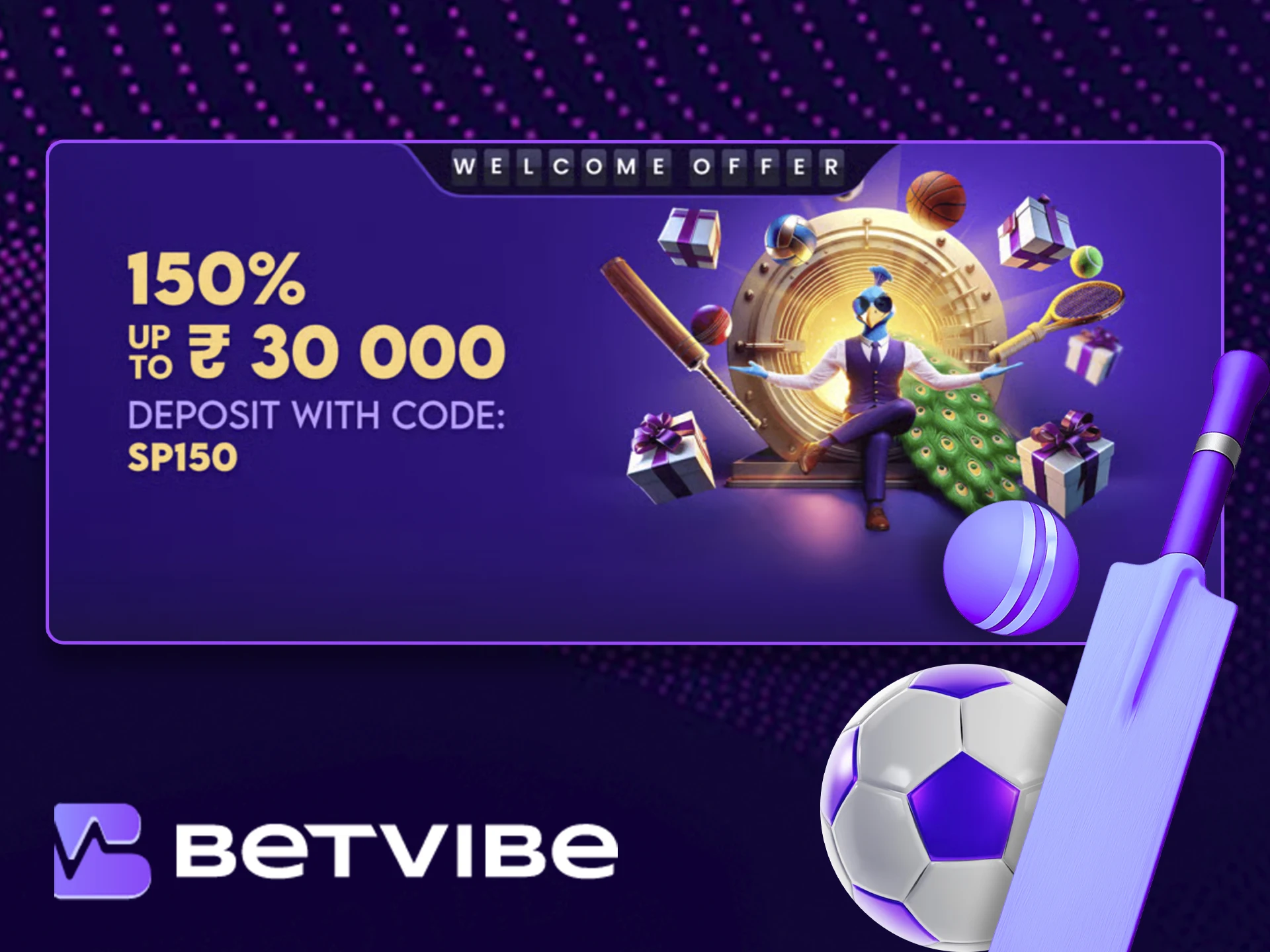 Bet on your favorite teams with the BetVibe welcome bonus.