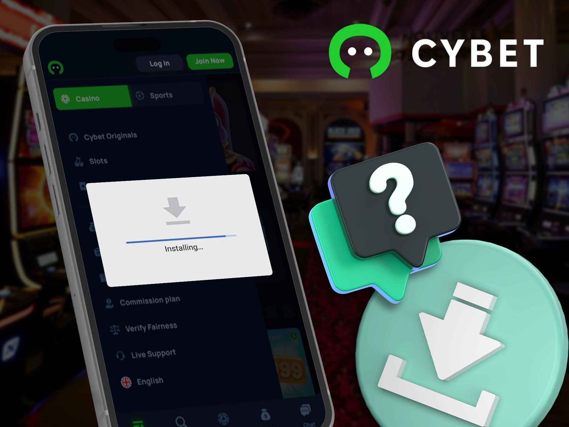Please read the Cybet app installation instructions.