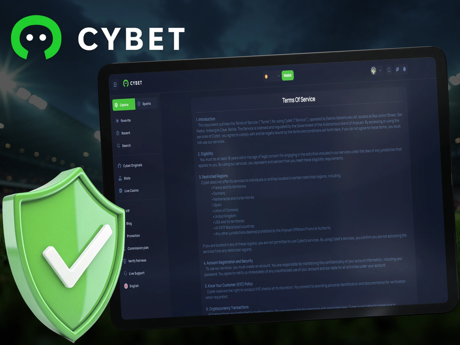 Cybet is safe and secure for its users in India.