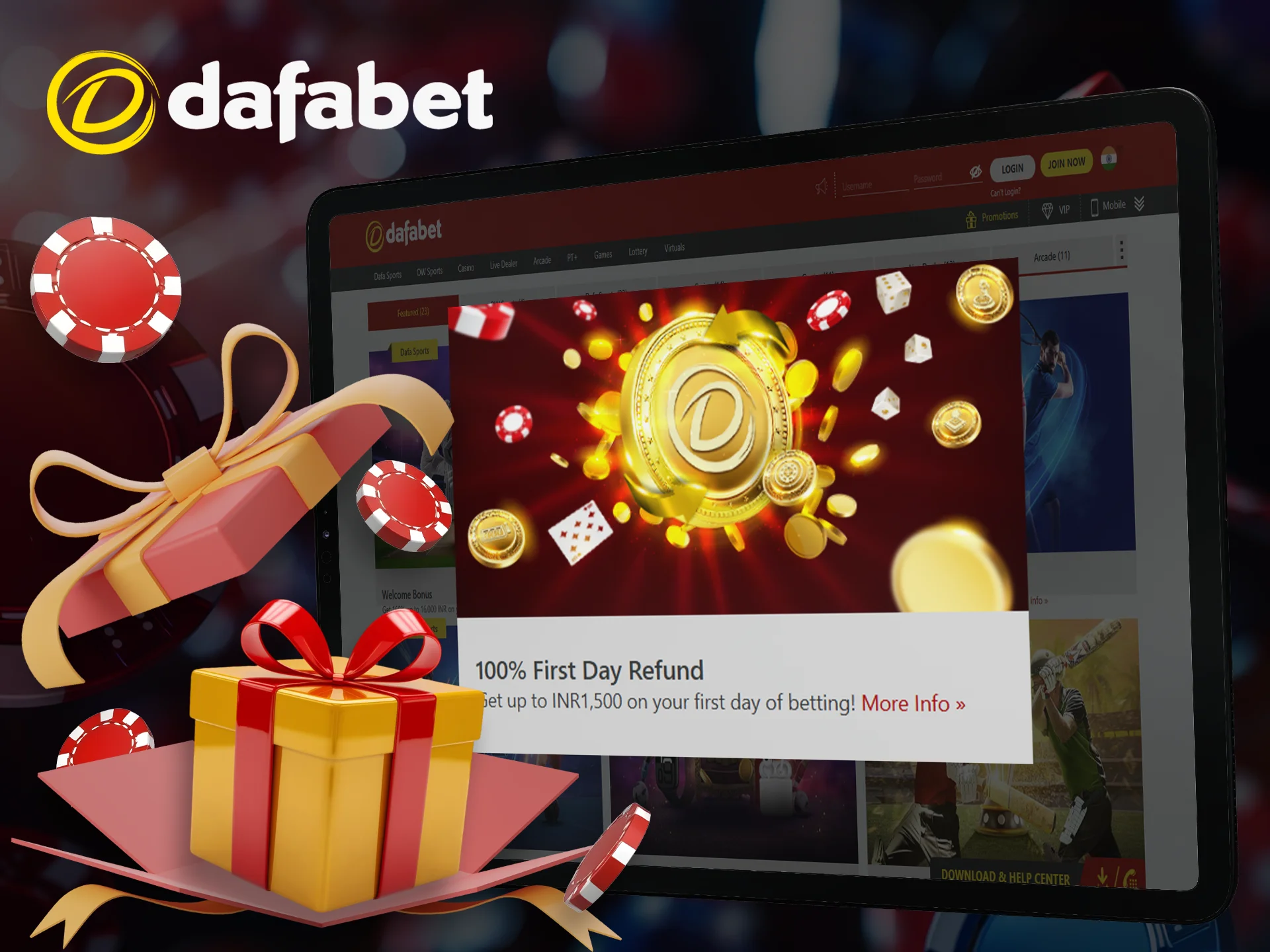 Hurry up to get a bonus from Dafabet for future bets.
