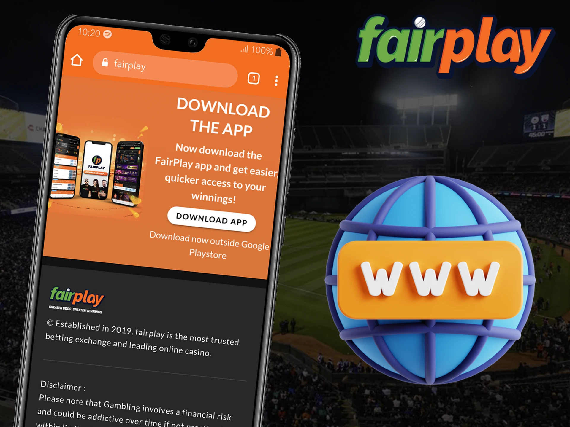 Get started now with the mobile version of Fairplay.