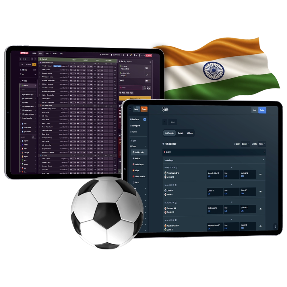 Learn more about the best online football betting sites in India.