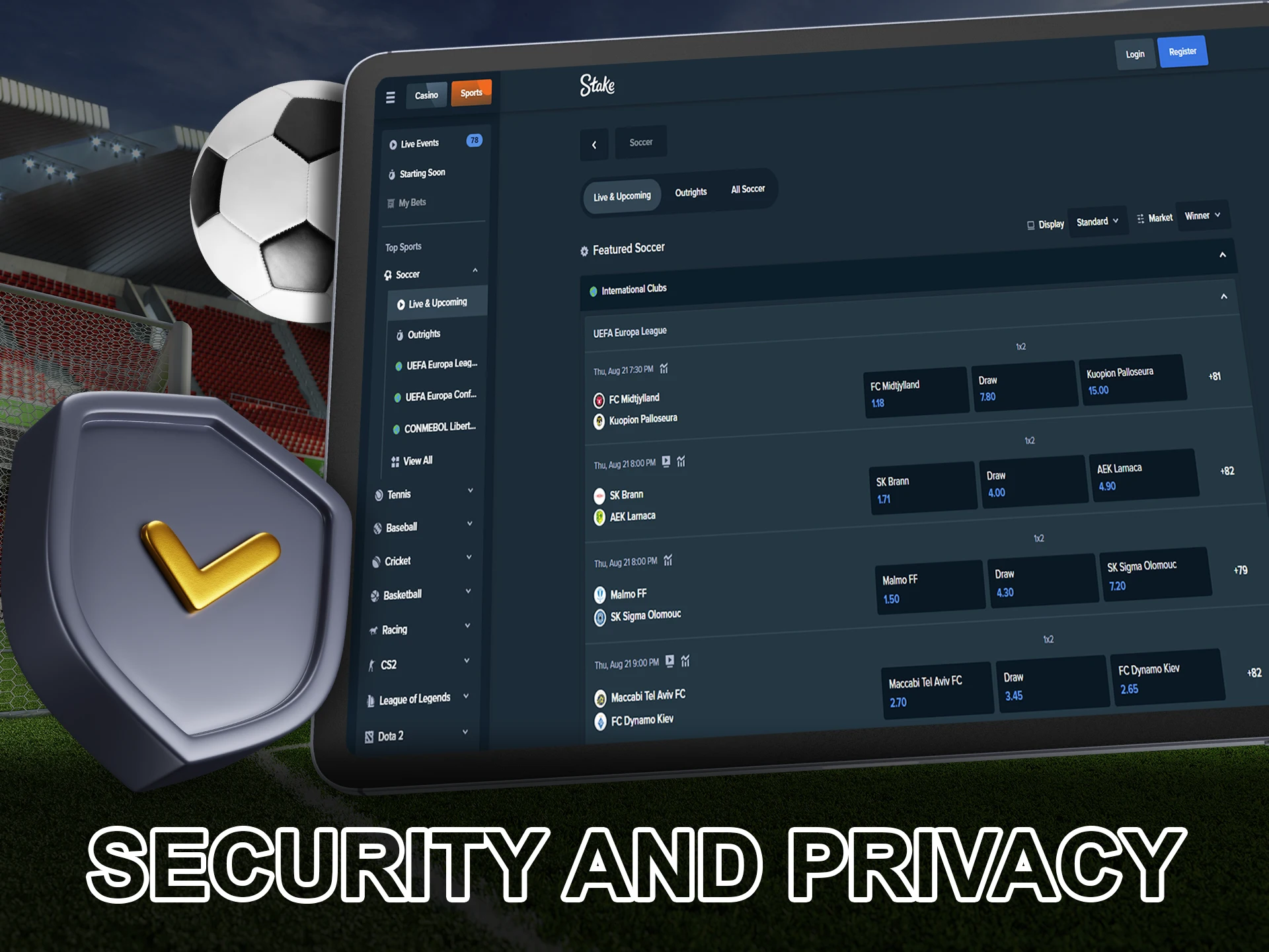 We suggest choosing only safe bookmakers.