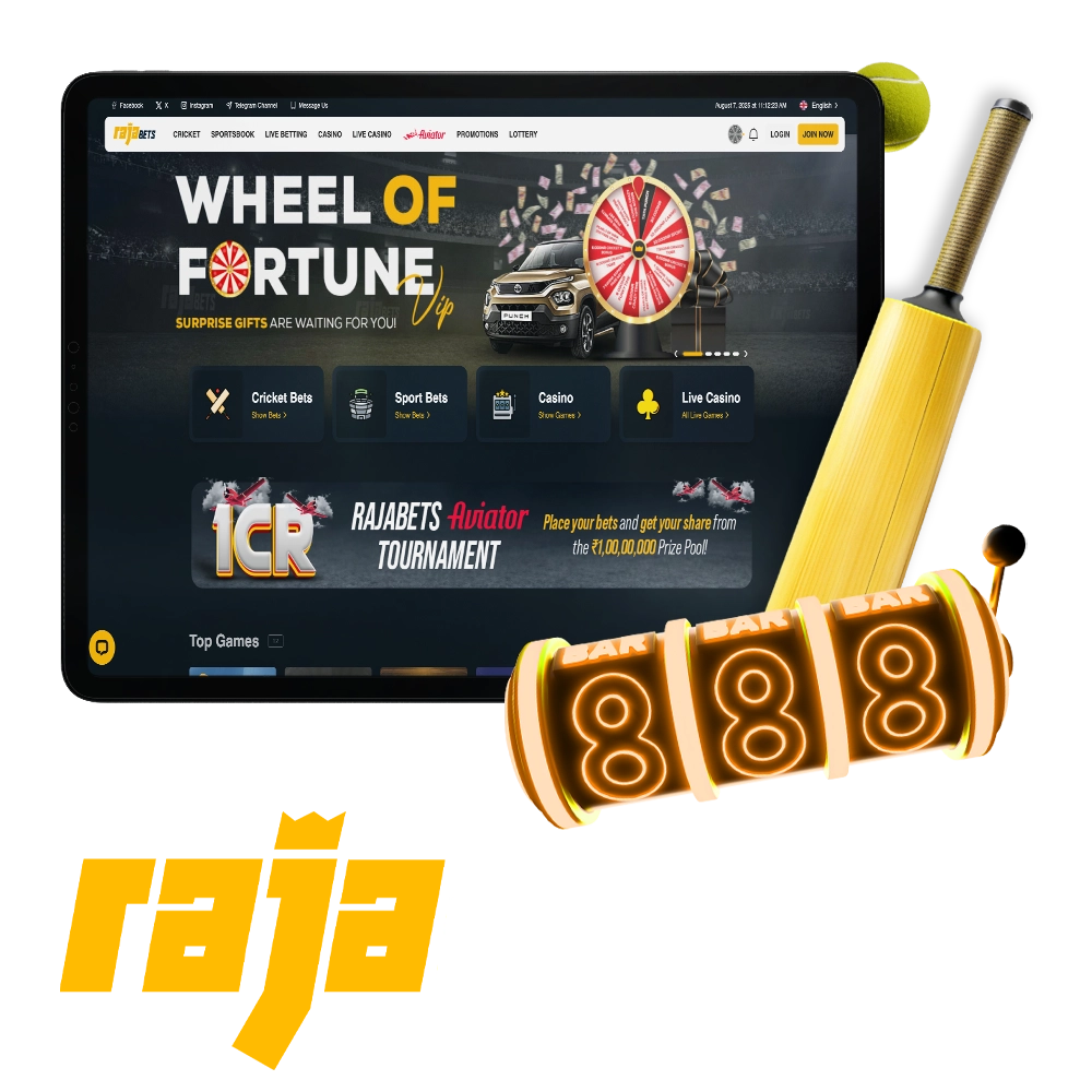 Read our full Rajabets review in India, a bookmaker that offers a variety of sports betting as well as a large selection of online casino games.